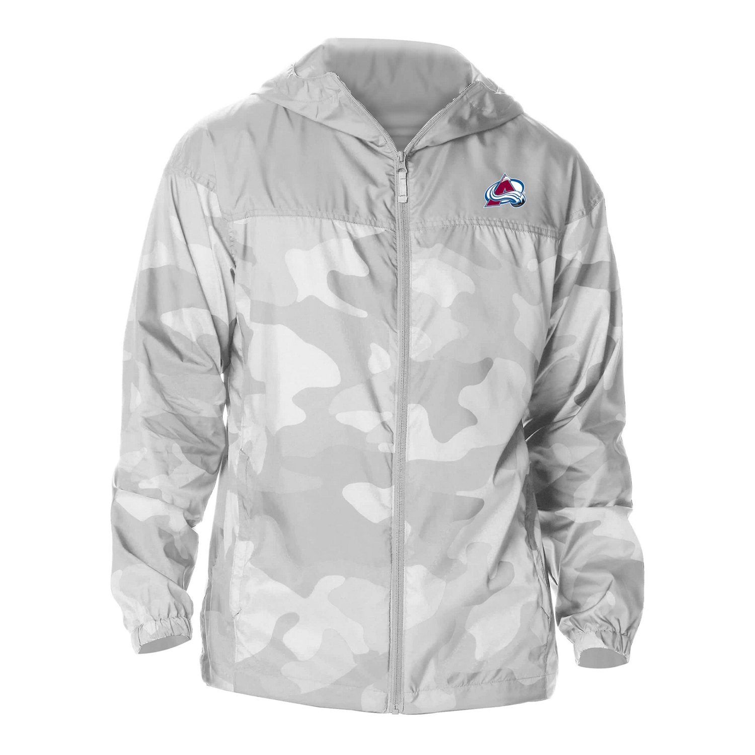 Columbia Colorado Avalanche Camo Flash Challenger Omni-Shade Full-Zip Hoodie Windbreaker Jacket                                  - view number 2