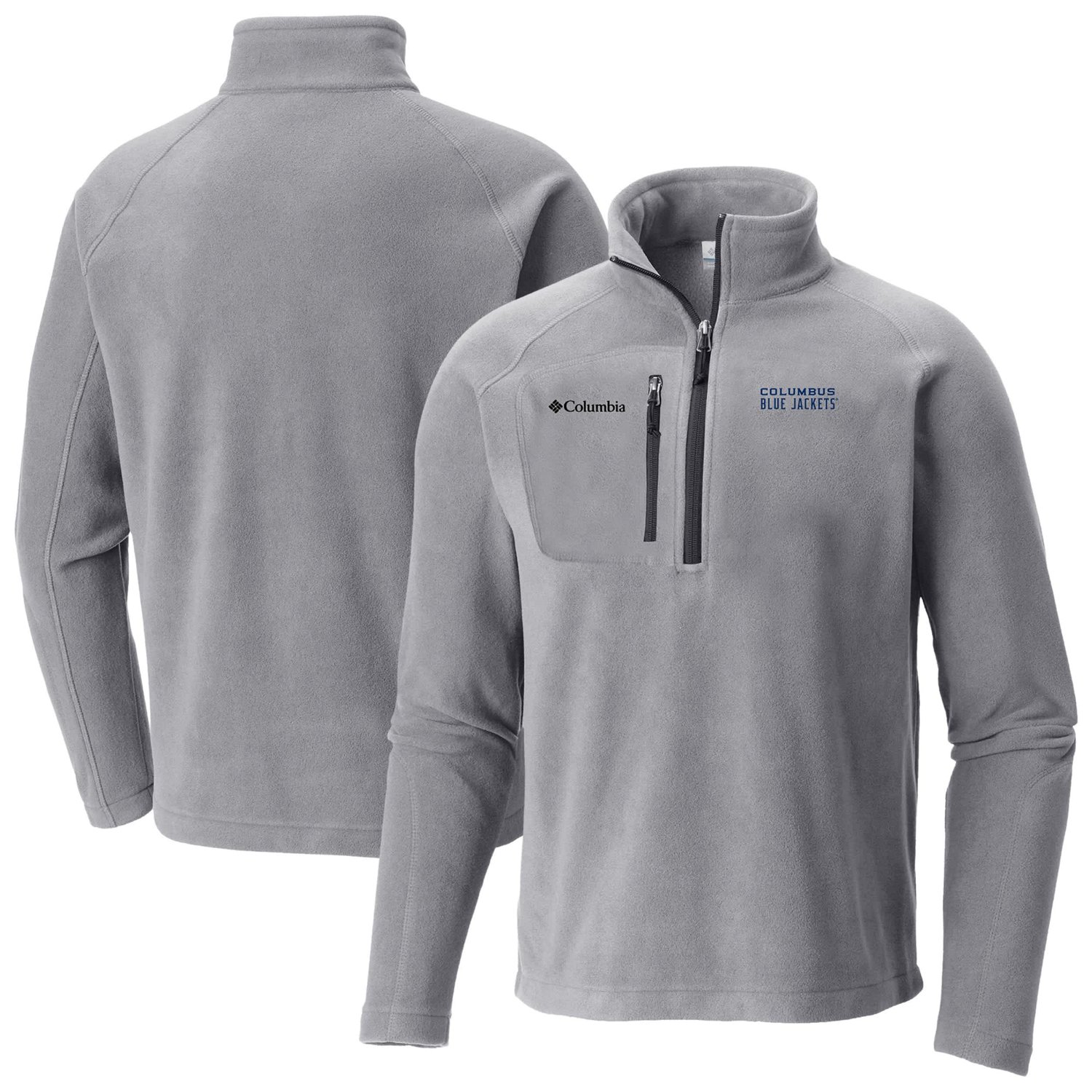 Columbia Columbus Blue Jackets Fast Trek III Raglan Half-Zip Fleece Jacket
