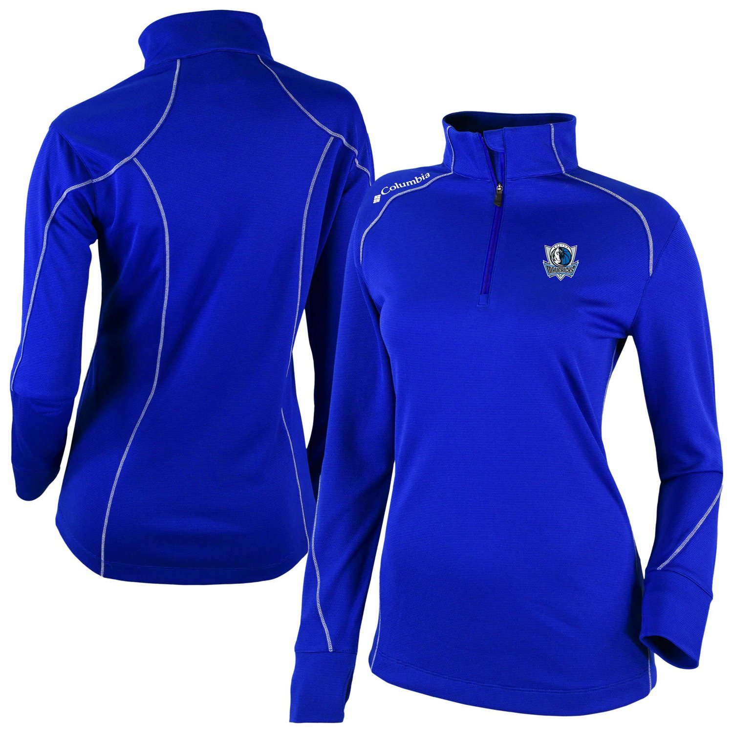 Columbia Dallas Mavericks Omni-Wick Shotgun 20 Quarter-Zip Pullover Top