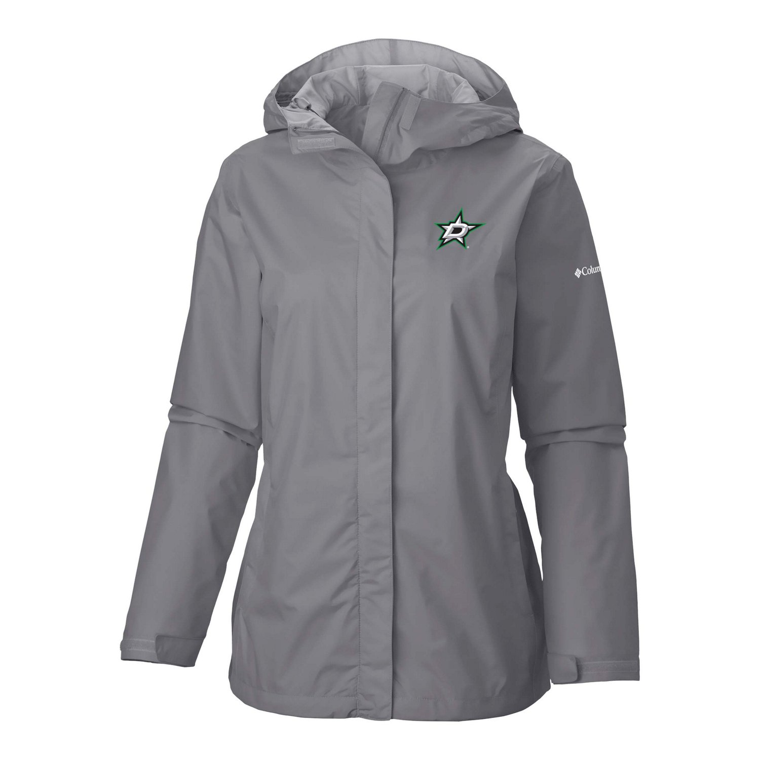 Columbia Dallas Stars Arcadia Omni-Tech Full-Zip Hooded Rain Jacket                                                              - view number 2