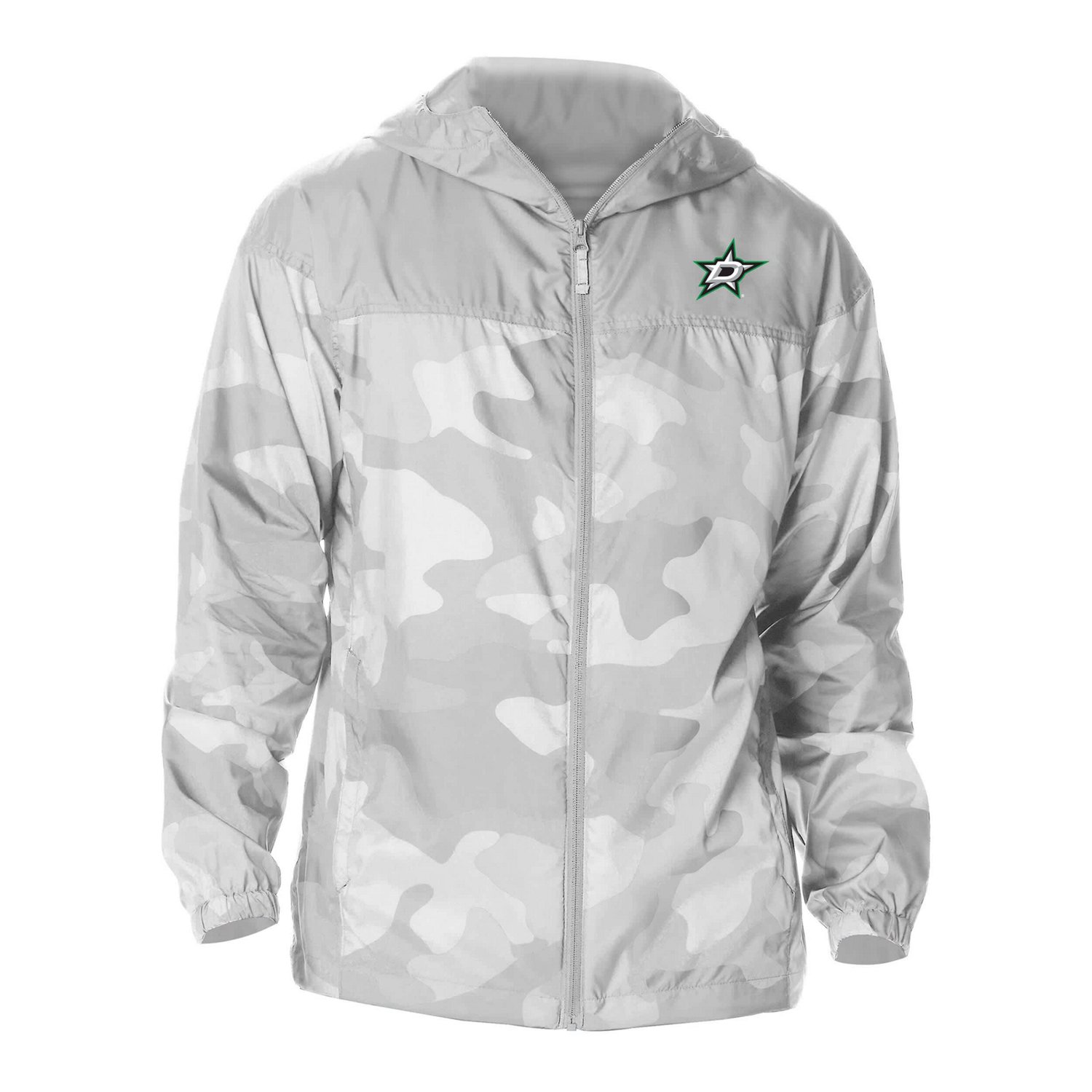 Columbia Dallas Stars Camo Flash Challenger Omni-Shade Full-Zip Hoodie Windbreaker Jacket - view number 2