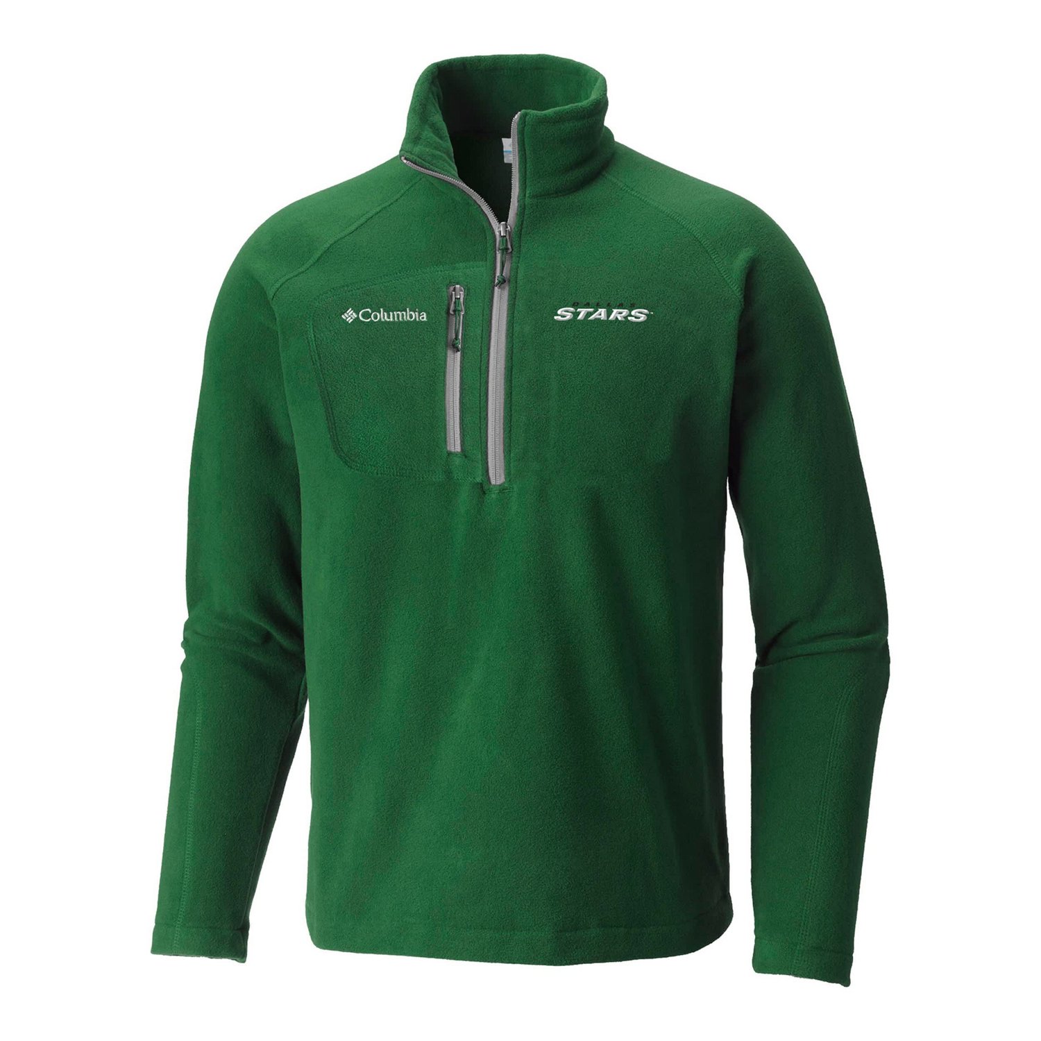Columbia Dallas Stars Fast Trek III Raglan Half-Zip Fleece Jacket - view number 2