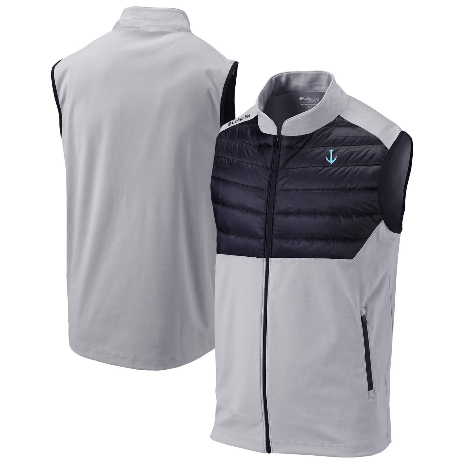 Columbia Deep Sea Seattle Kraken The Element Omni-Wick Full-Zip Vest