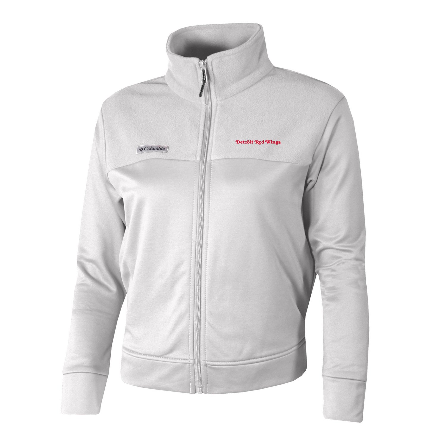 Columbia Detroit Red Wings Omni-Wick Cropped River Fleece Full-Zip Jacket - view number 2