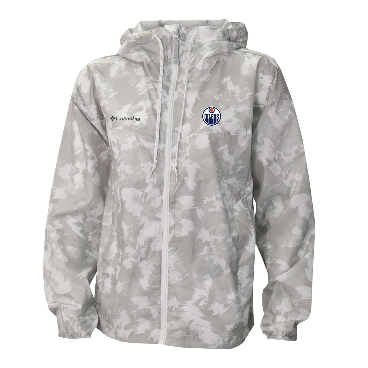 Columbia Edmonton Oilers Flash Challenger Omni-Shade Full-Zip Windbreaker Jacket                                                 - view number 2