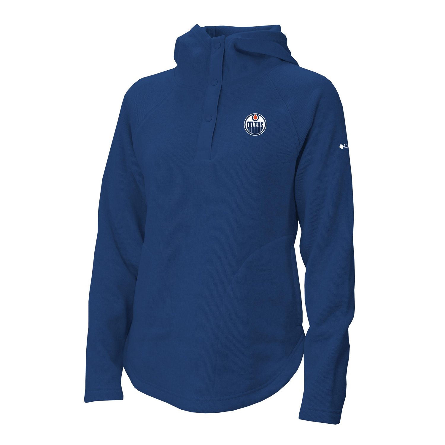 Columbia Edmonton Oilers Sweater Weather Quarter-Snap Hoodie                                                                     - view number 2