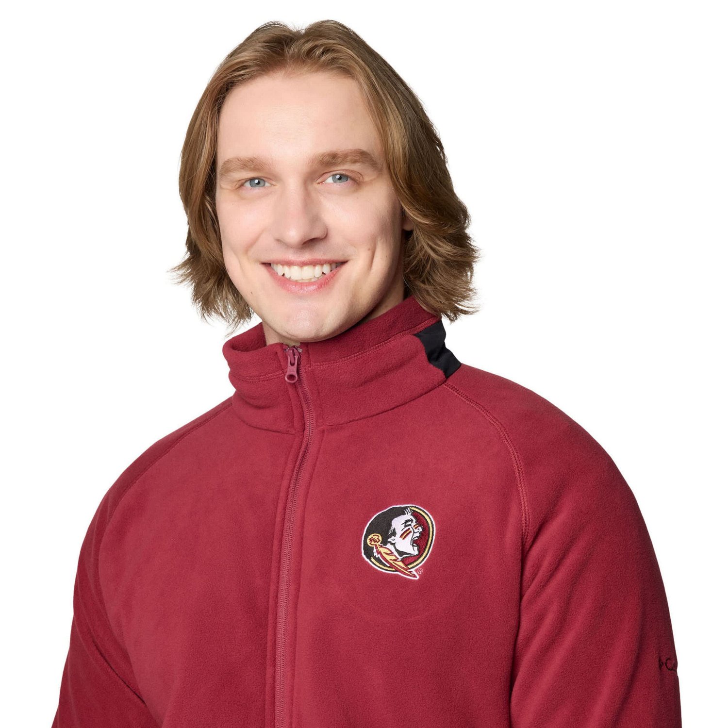 Columbia Florida State Seminoles Flanker IV Fleece Raglan Full-Zip Jacket                                                        - view number 4