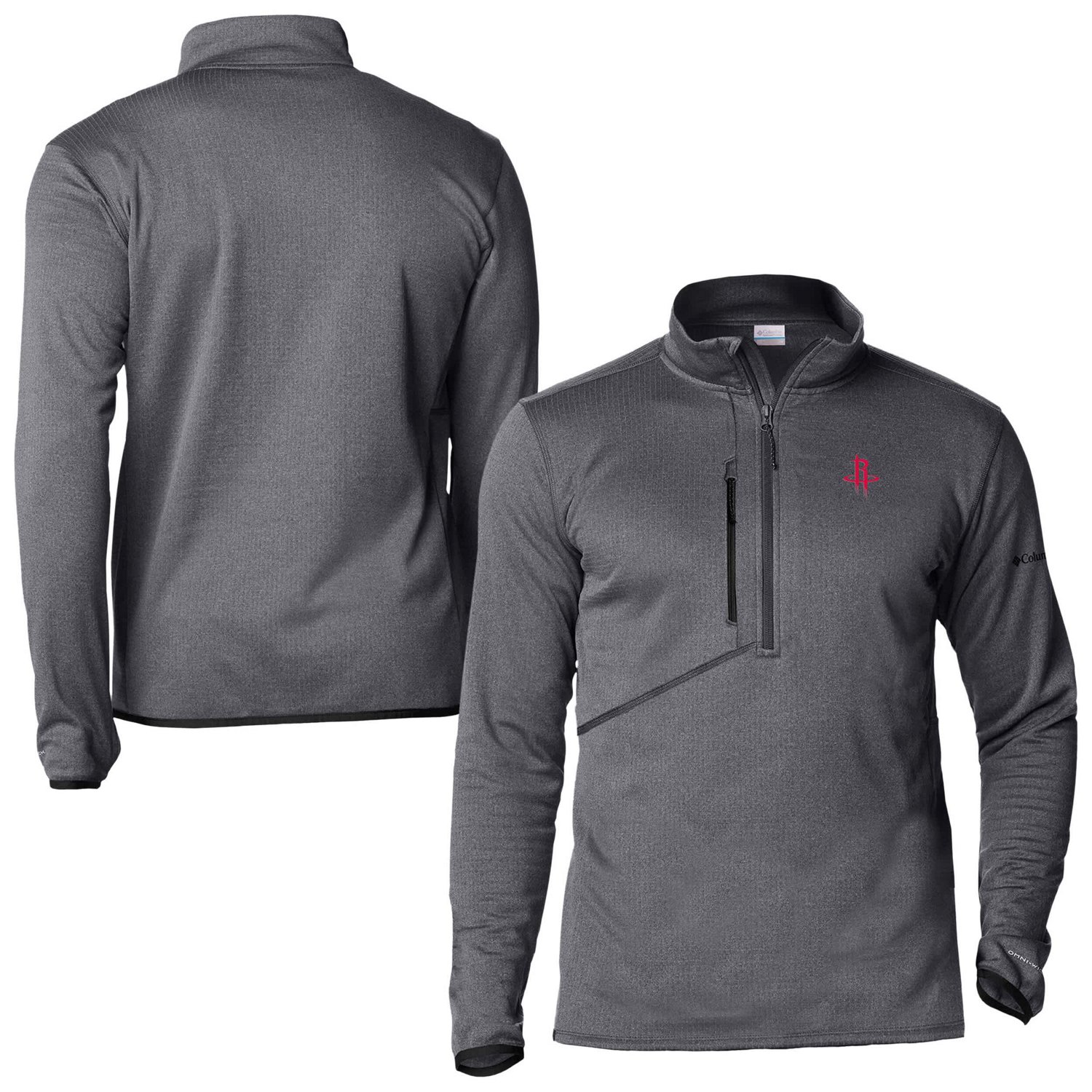 Columbia Houston Rockets Park View Fleece Half-Zip Top
