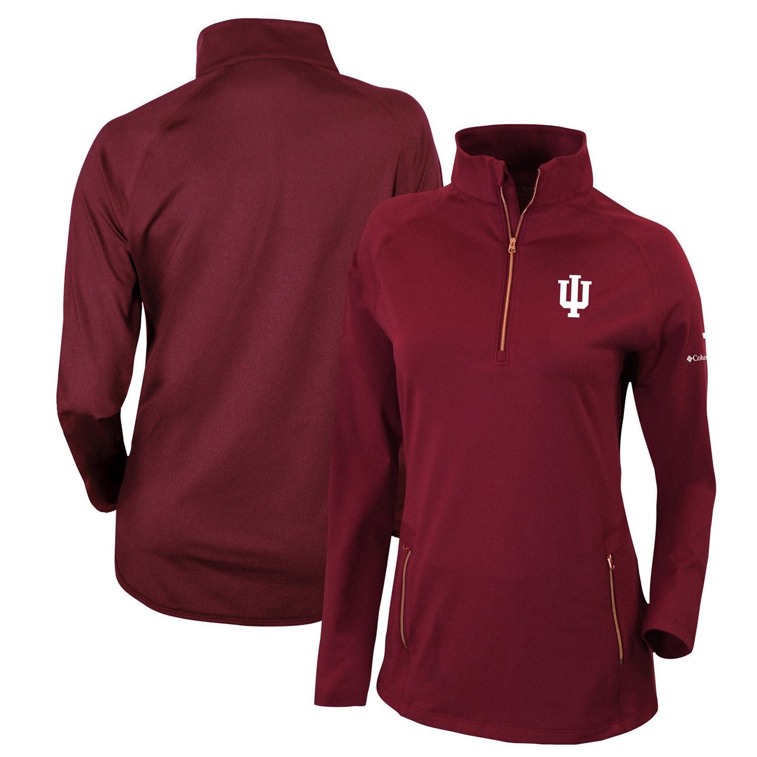 Columbia Indiana Hoosiers Outward Nine Quarter-Zip Pullover Top