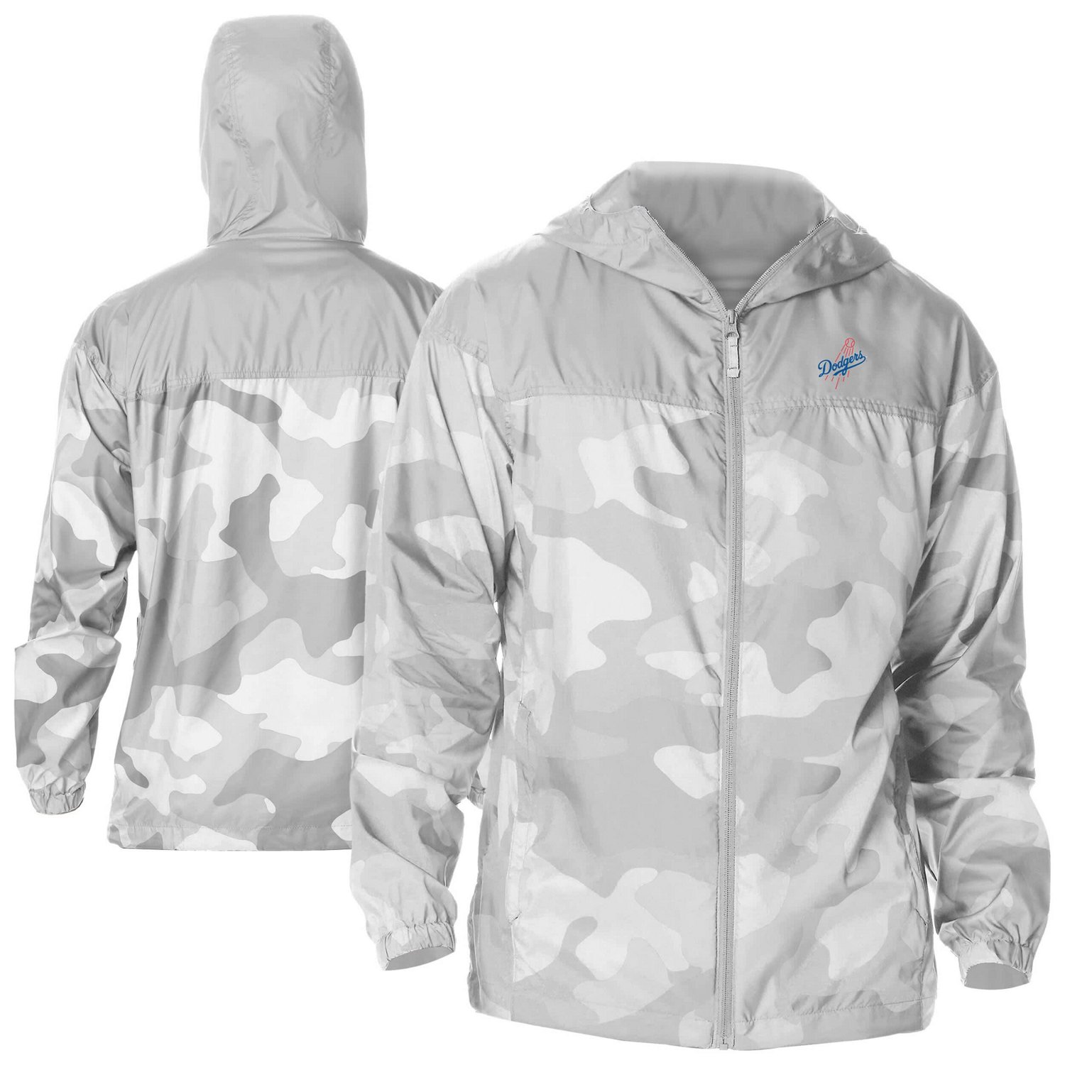 Columbia Los Angeles Dodgers Camo Flash Challenger Full-Zip Windbreaker Jacket                                                   - view number 1
