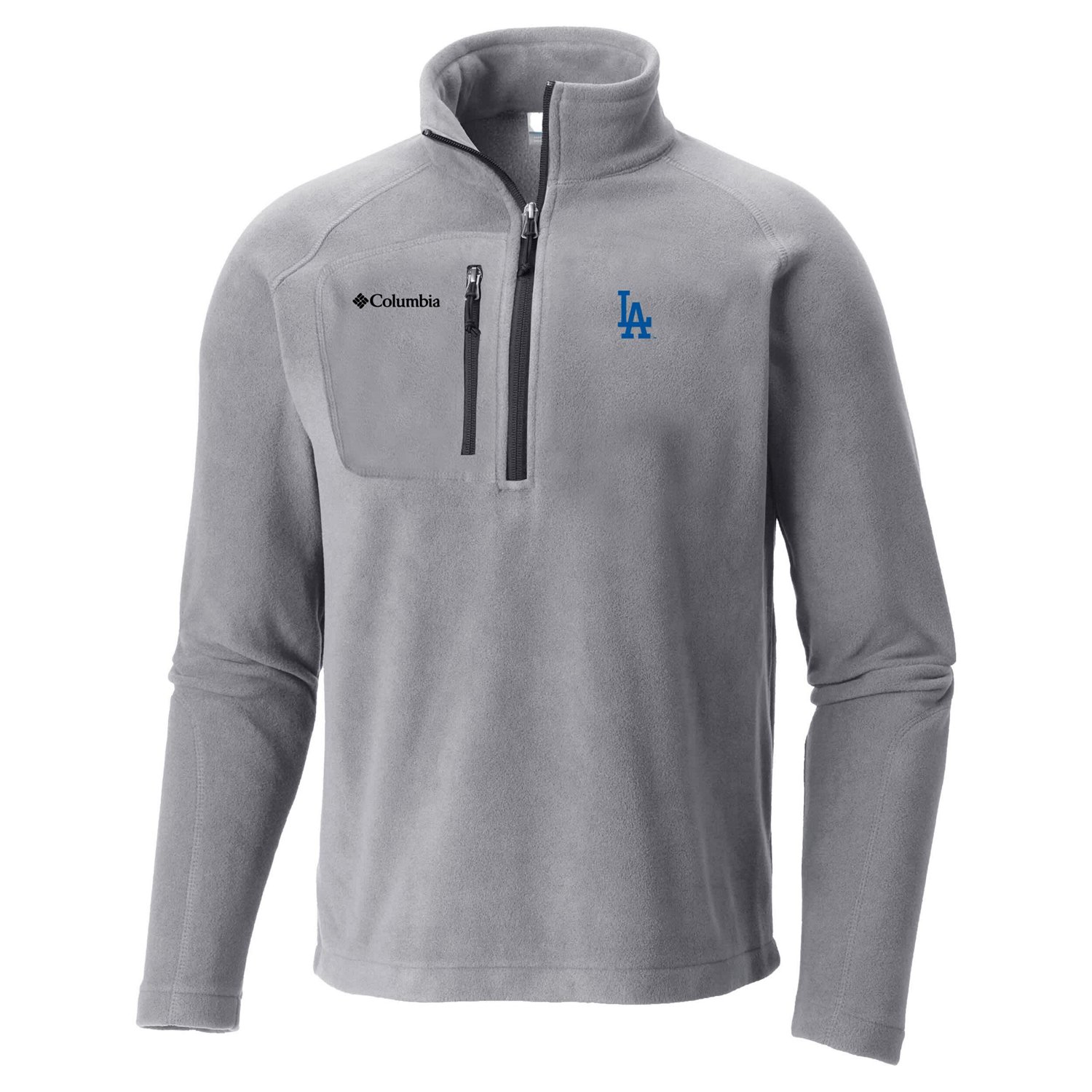 Columbia Los Angeles Dodgers Fast Trek III Half-Zip Fleece Pullover - view number 2