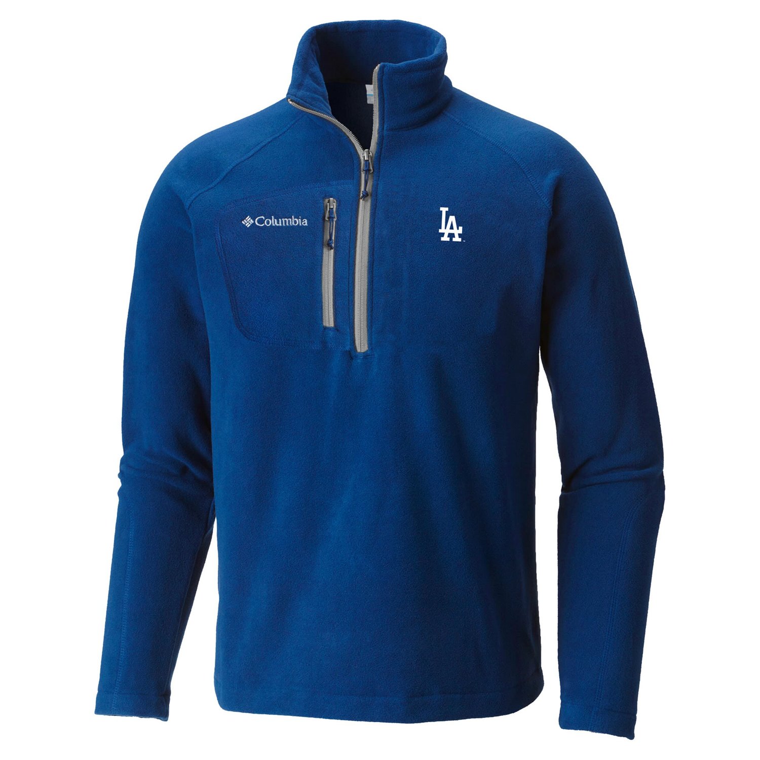 Columbia Los Angeles Dodgers Fast Trek III Half-Zip Fleece Pullover - view number 2