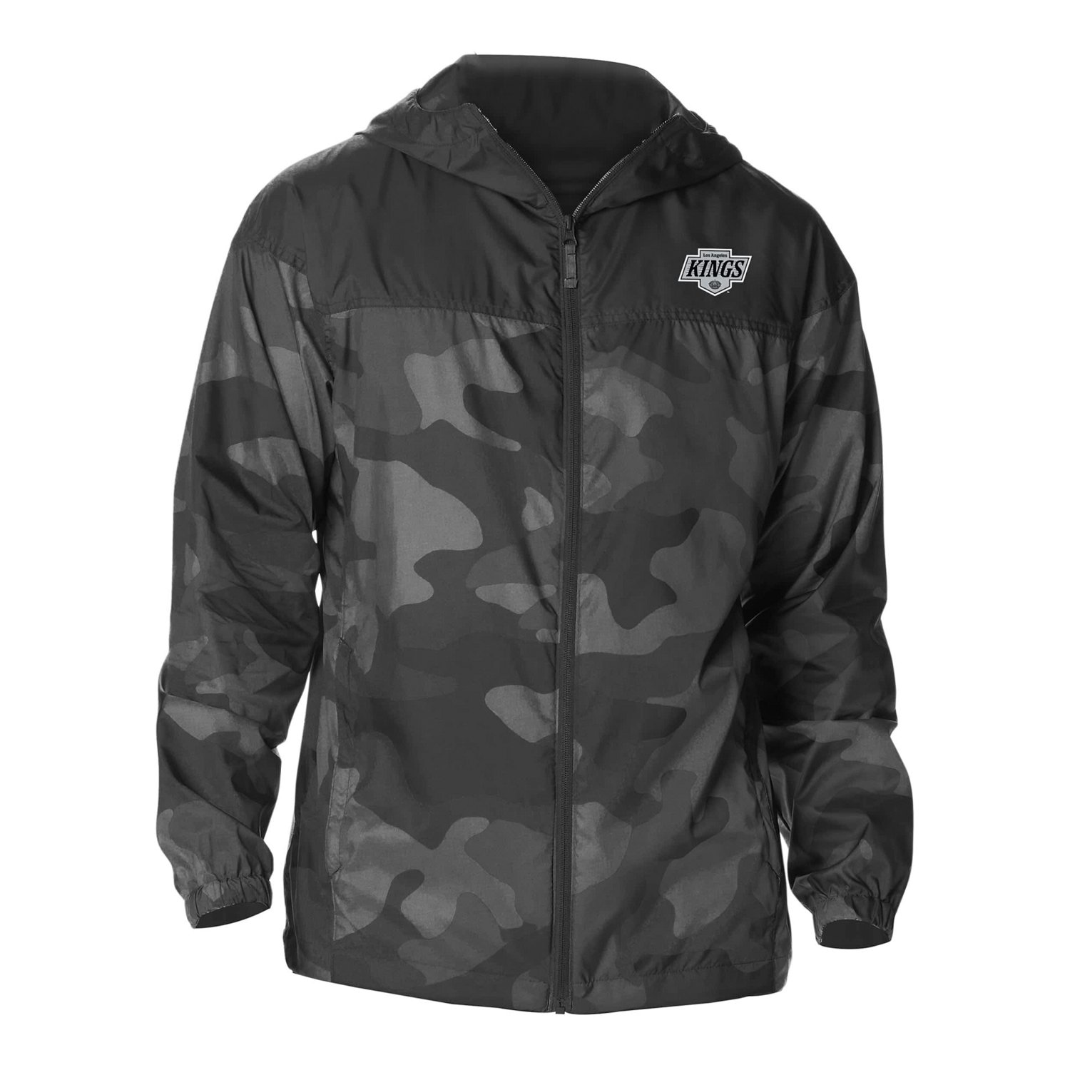 Columbia Los Angeles Kings Camo Flash Challenger Omni-Shade Full-Zip Hoodie Windbreaker Jacket                                   - view number 2