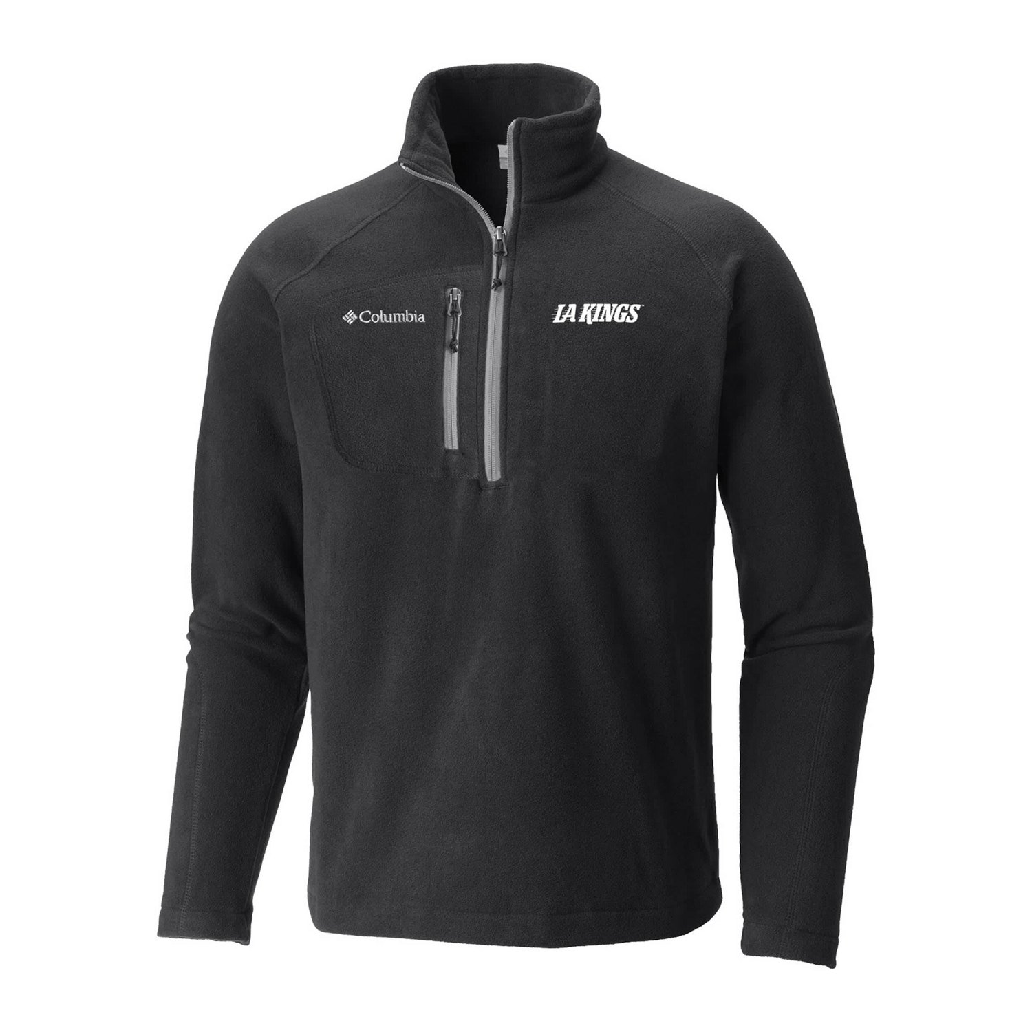 Columbia Los Angeles Kings Fast Trek III Raglan Half-Zip Fleece Jacket - view number 2