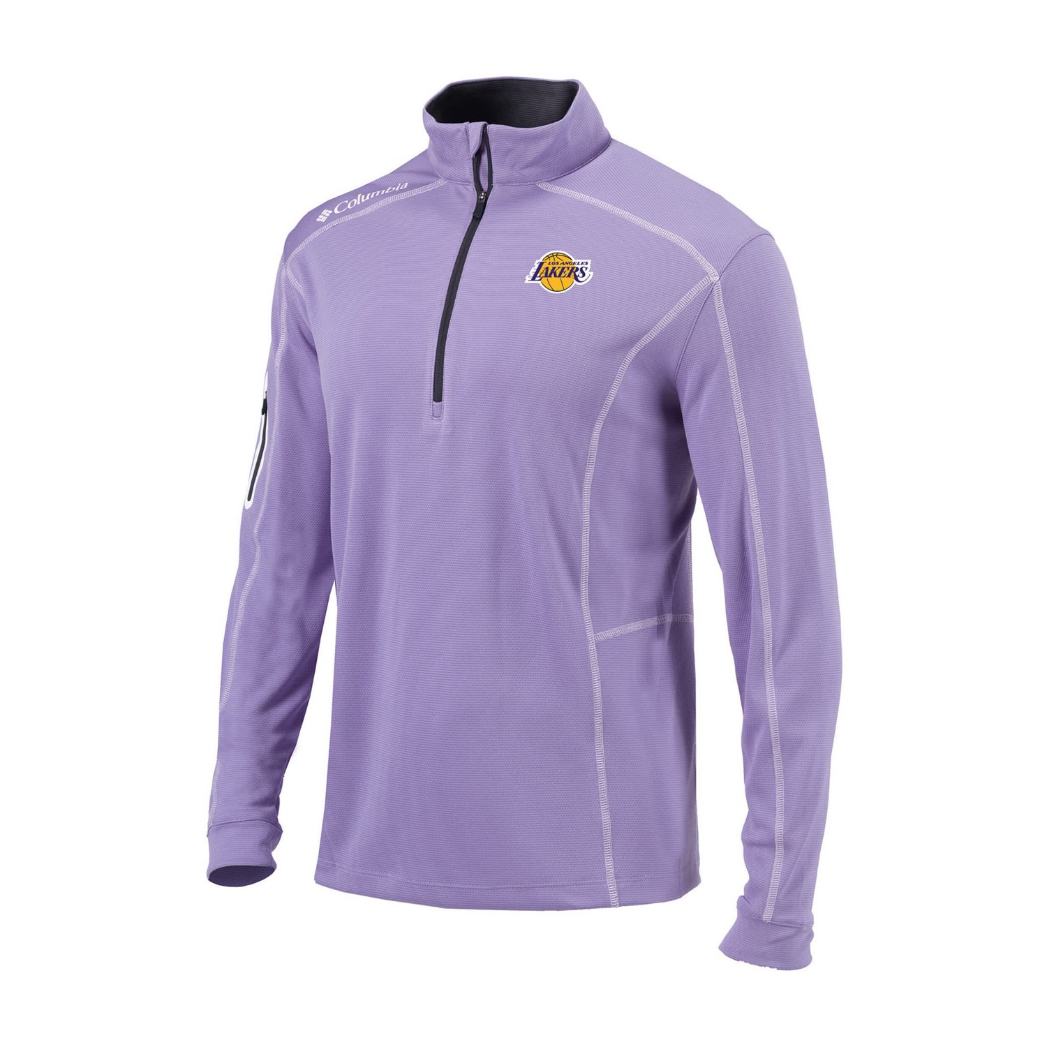 Columbia Los Angeles Lakers Omni-Wick Shotgun Quarter-Zip Jacket - view number 2