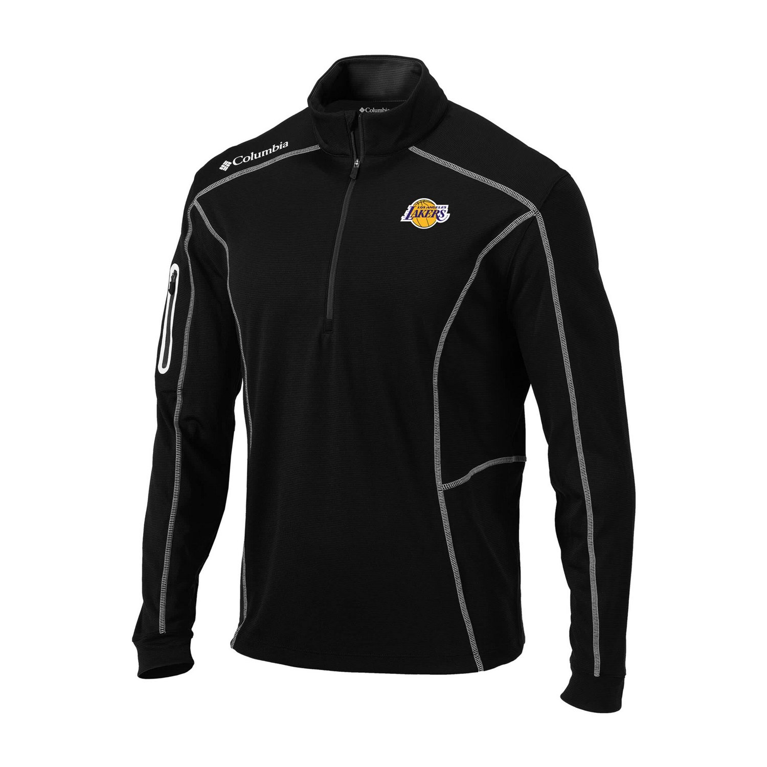 Columbia Los Angeles Lakers Omni-Wick Shotgun Quarter-Zip Jacket