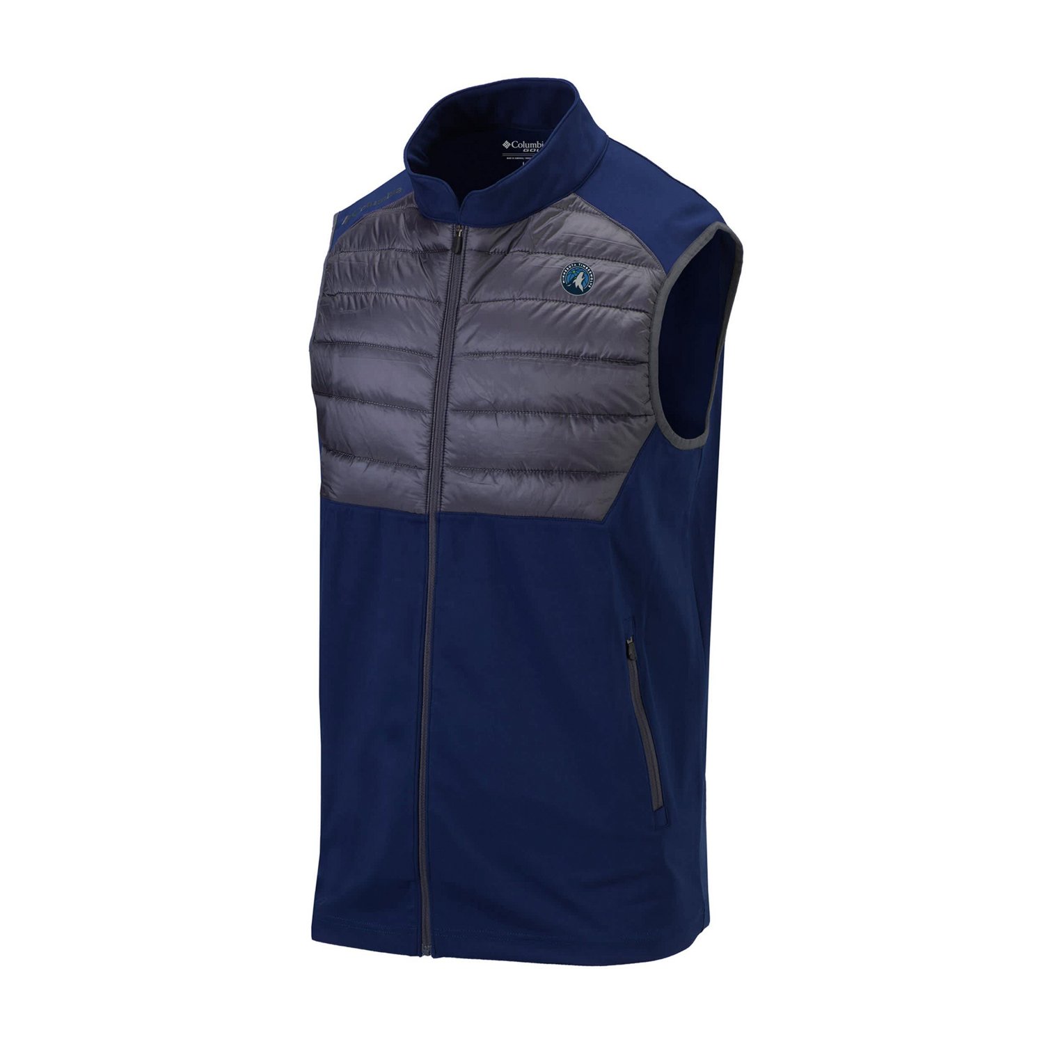 Columbia Minnesota Timberwolves Omni-Wick In The Element Full-Zip Vest - view number 2