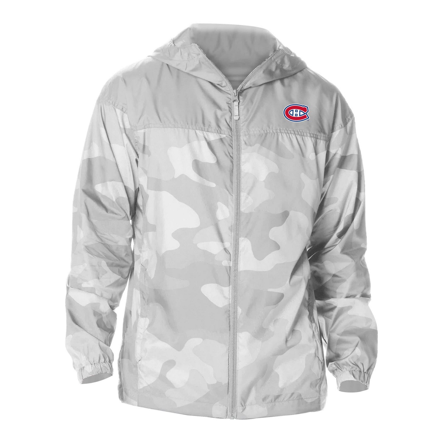 Columbia Montreal Canadiens Camo Flash Challenger Omni-Shade Full-Zip Hoodie Windbreaker Jacket - view number 2
