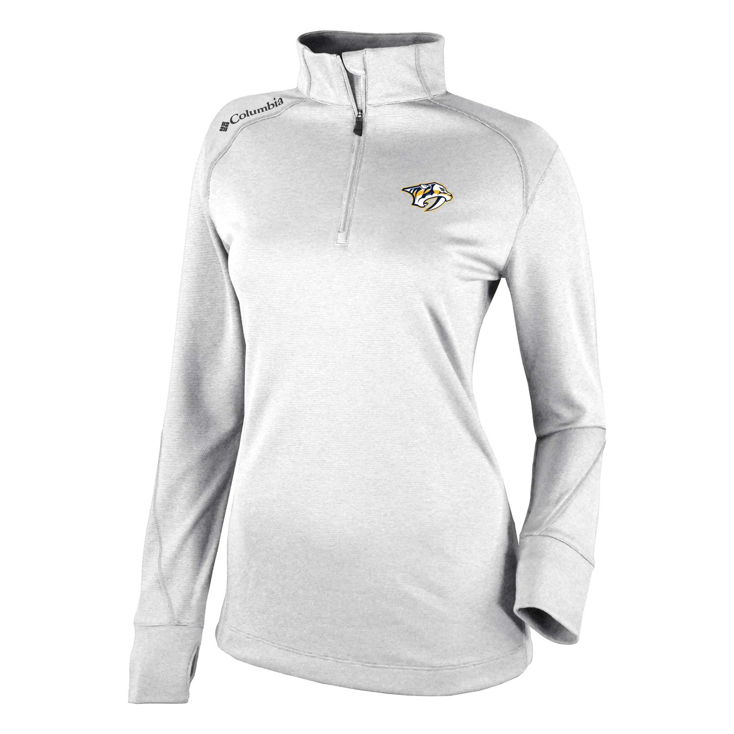 Columbia Nashville Predators Shotgun Omni-Wick 20 Raglan Quarter-Zip Top - view number 2