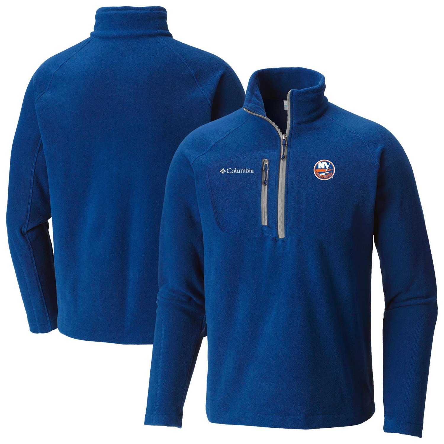 Columbia New York Islanders Fast Trek III Raglan Half-Zip Fleece Jacket