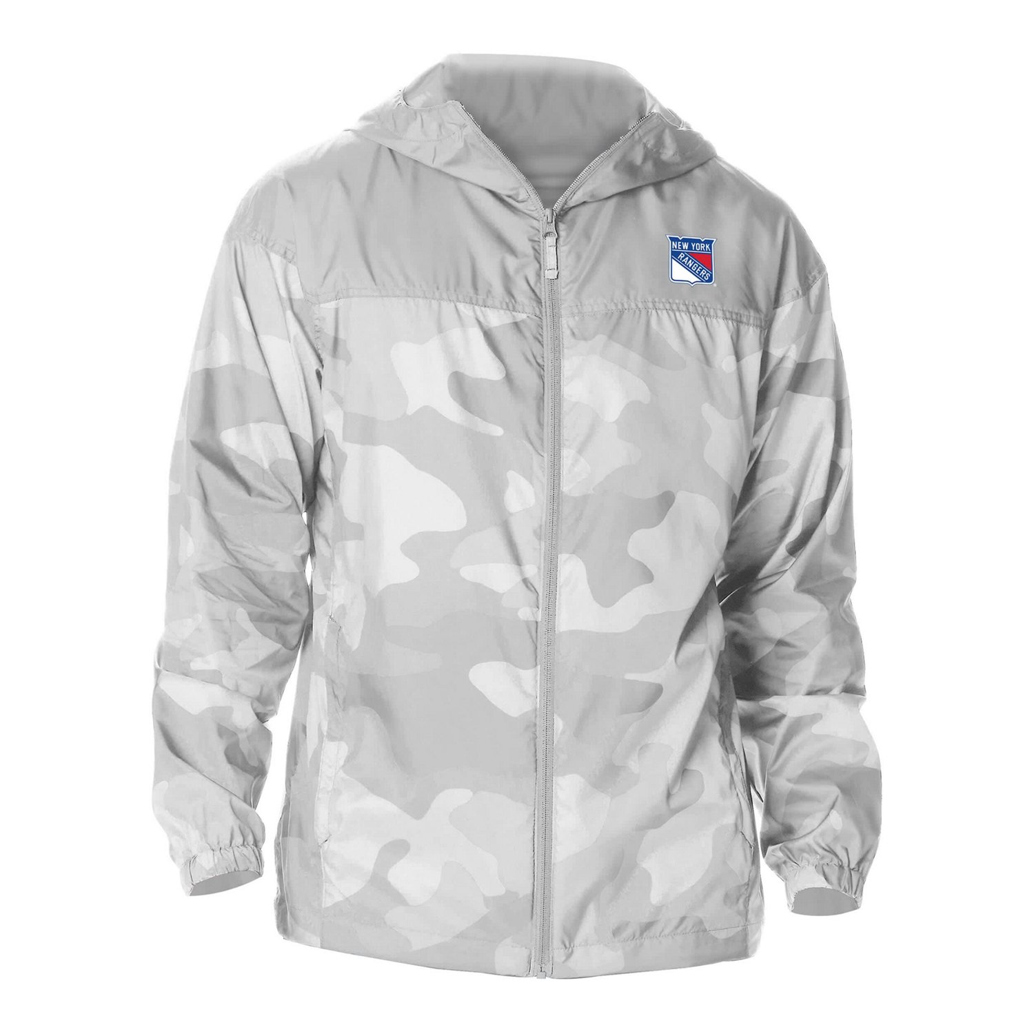 Columbia New York Rangers Camo Flash Challenger Omni-Shade Full-Zip Hoodie Windbreaker Jacket - view number 2