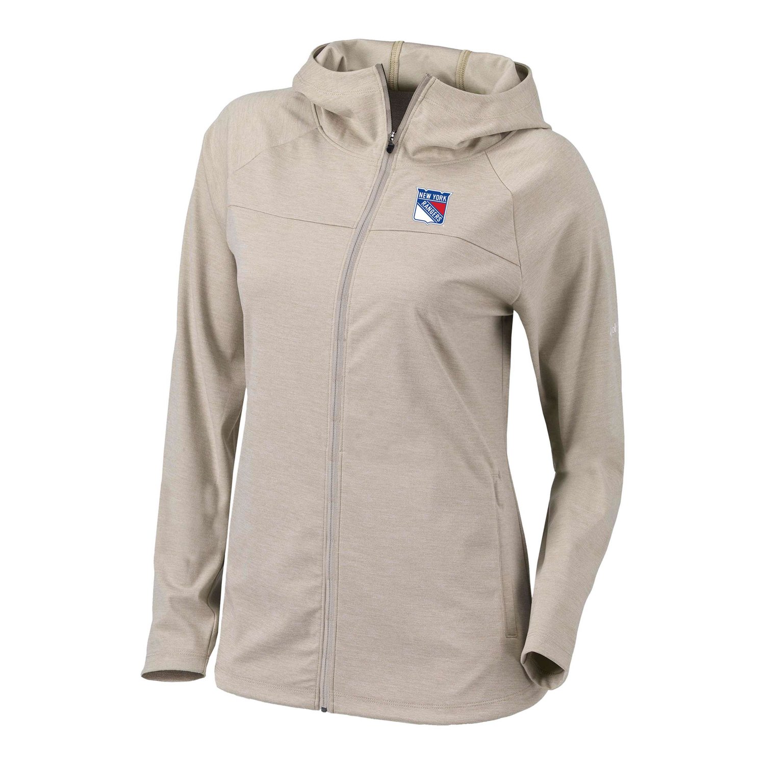 Columbia New York Rangers Half Shot Omni-Wick Raglan Full-Zip Hoodie - view number 2
