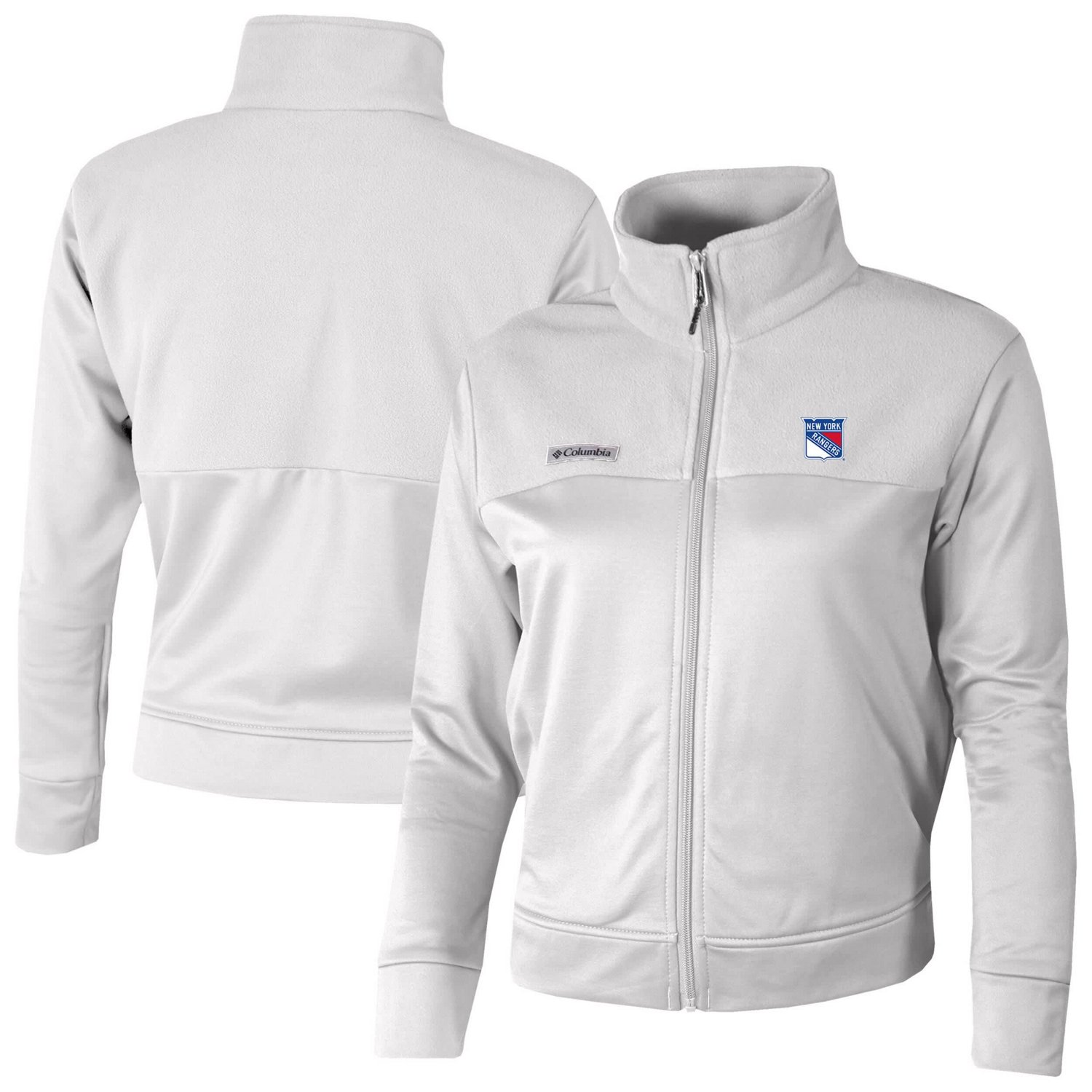 Columbia New York Rangers Omni-Wick Cropped River Fleece Full-Zip Jacket