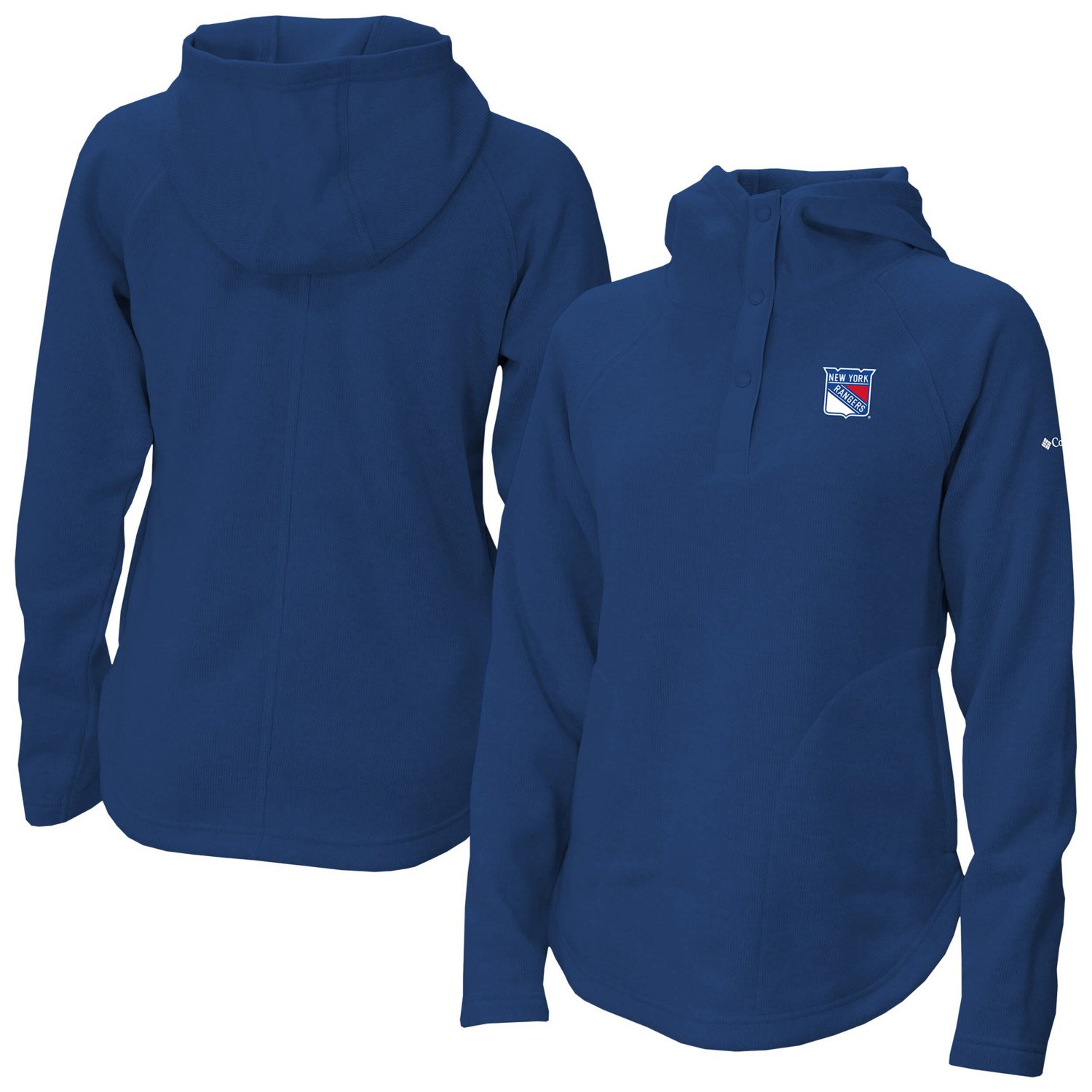 Columbia New York Rangers Sweater Weather Quarter-Snap Hoodie
