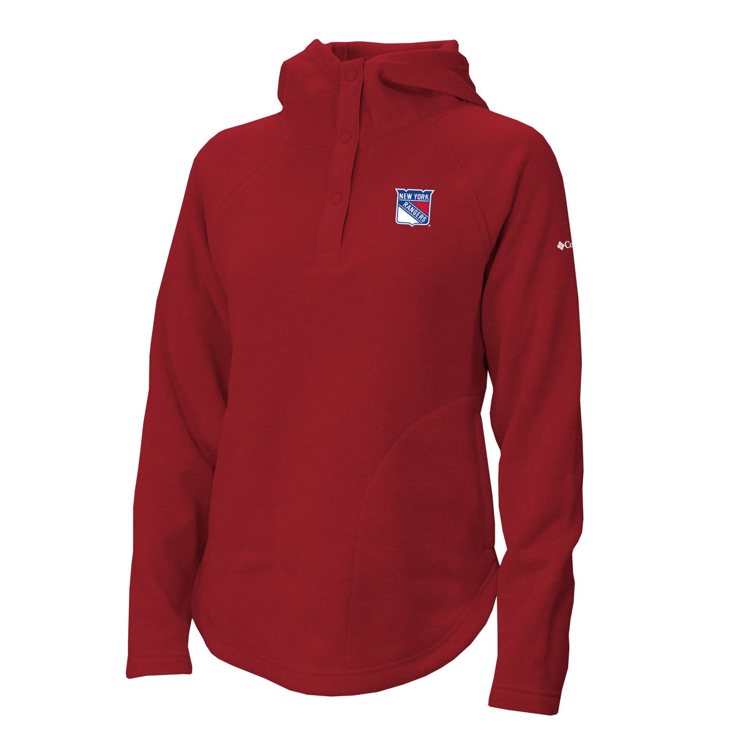 Columbia New York Rangers Sweater Weather Quarter-Snap Hoodie                                                                    - view number 2