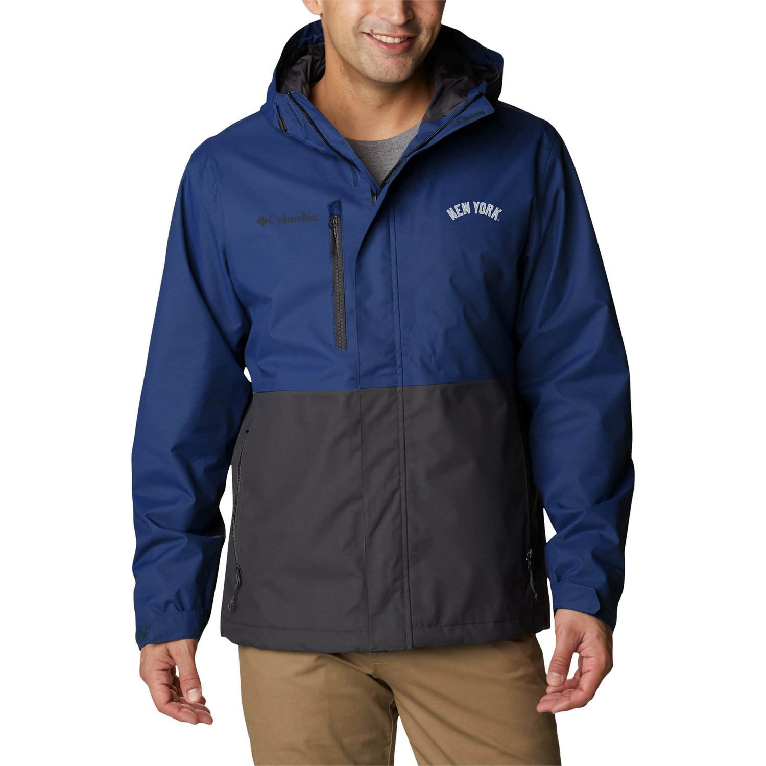Columbia New York Yankees Hikebound Omni-Tech Full-Zip Rain Jacket