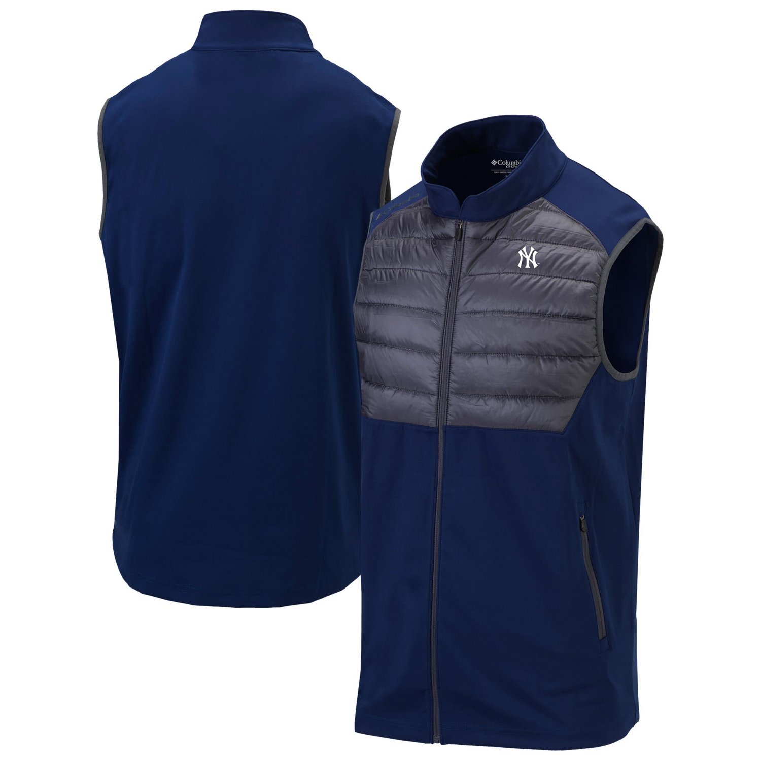 Columbia New York Yankees Omni-Wick In The Element Full-Zip Vest                                                                 - view number 1