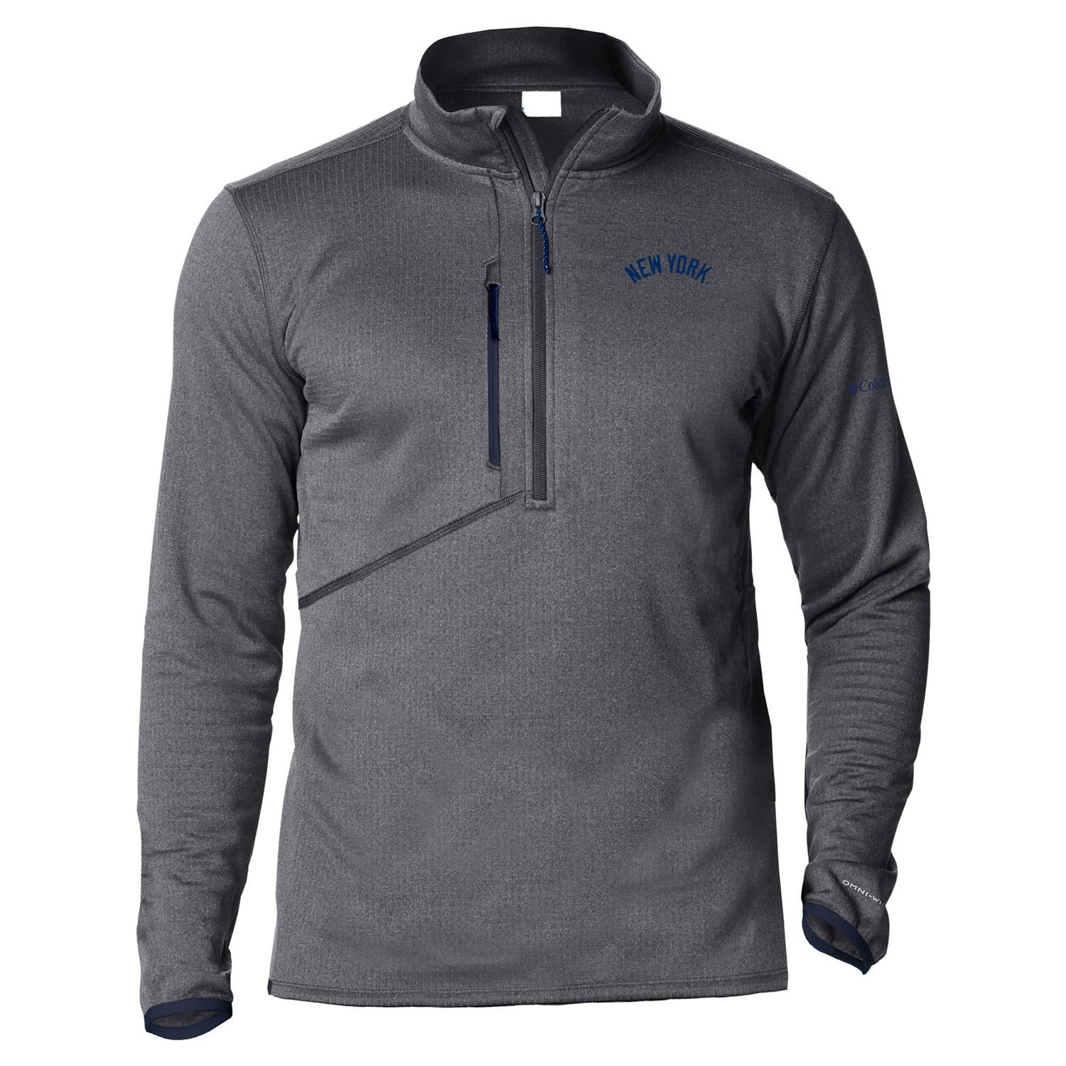 Columbia New York Yankees Park View Omni-Wick Half-Zip Top