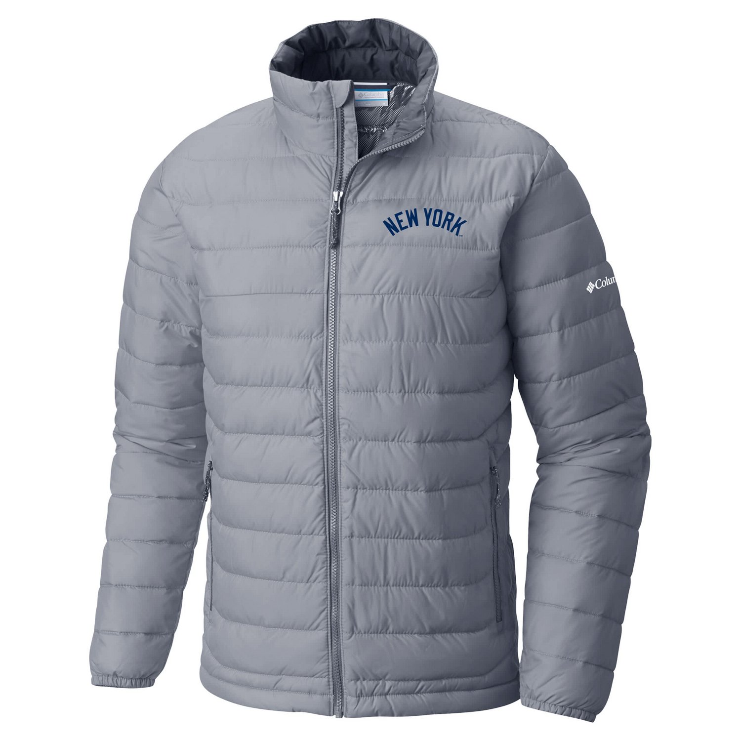 Columbia New York Yankees Powder Lite Omni-Heat Reflective Full-Zip Jacket - view number 2