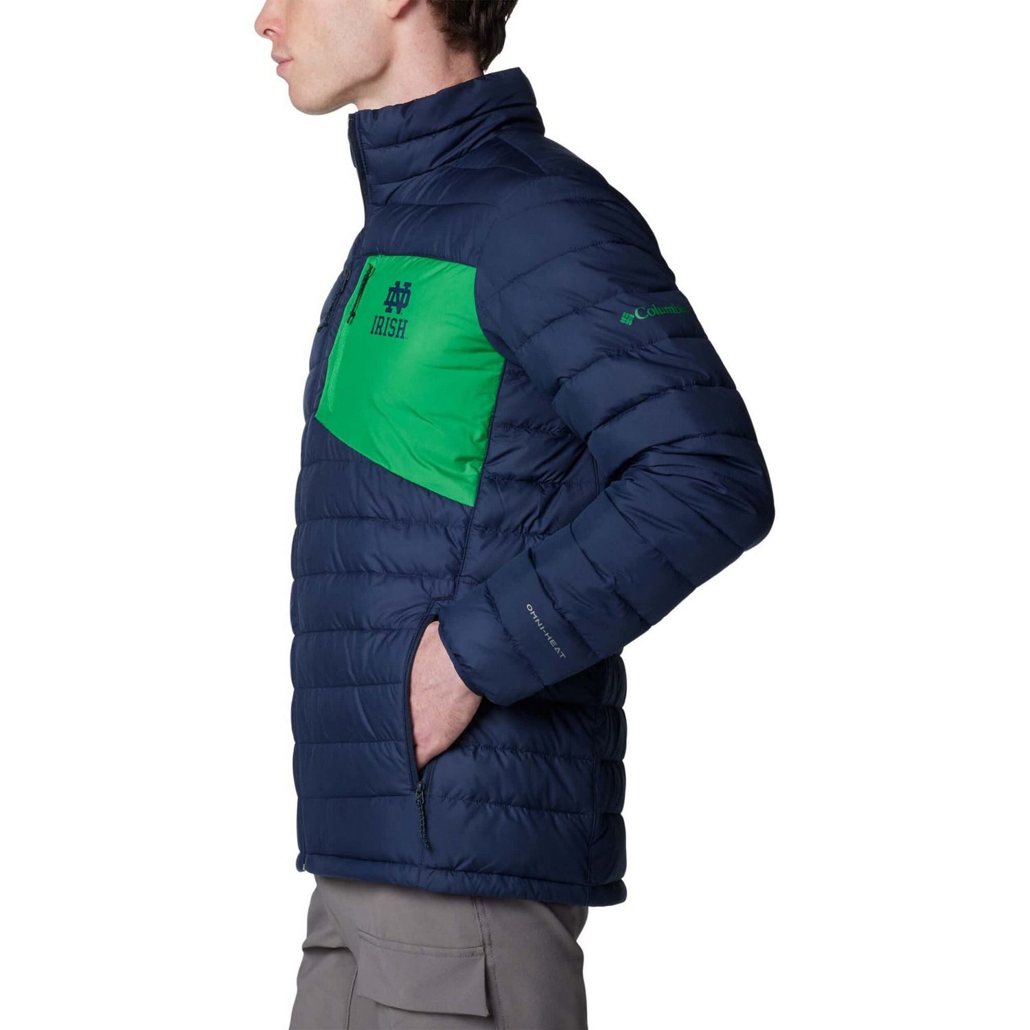 Columbia Notre Dame Fighting Irish Double Blitz Omni-Heat Infinity Insulated Full-Zip Jacket