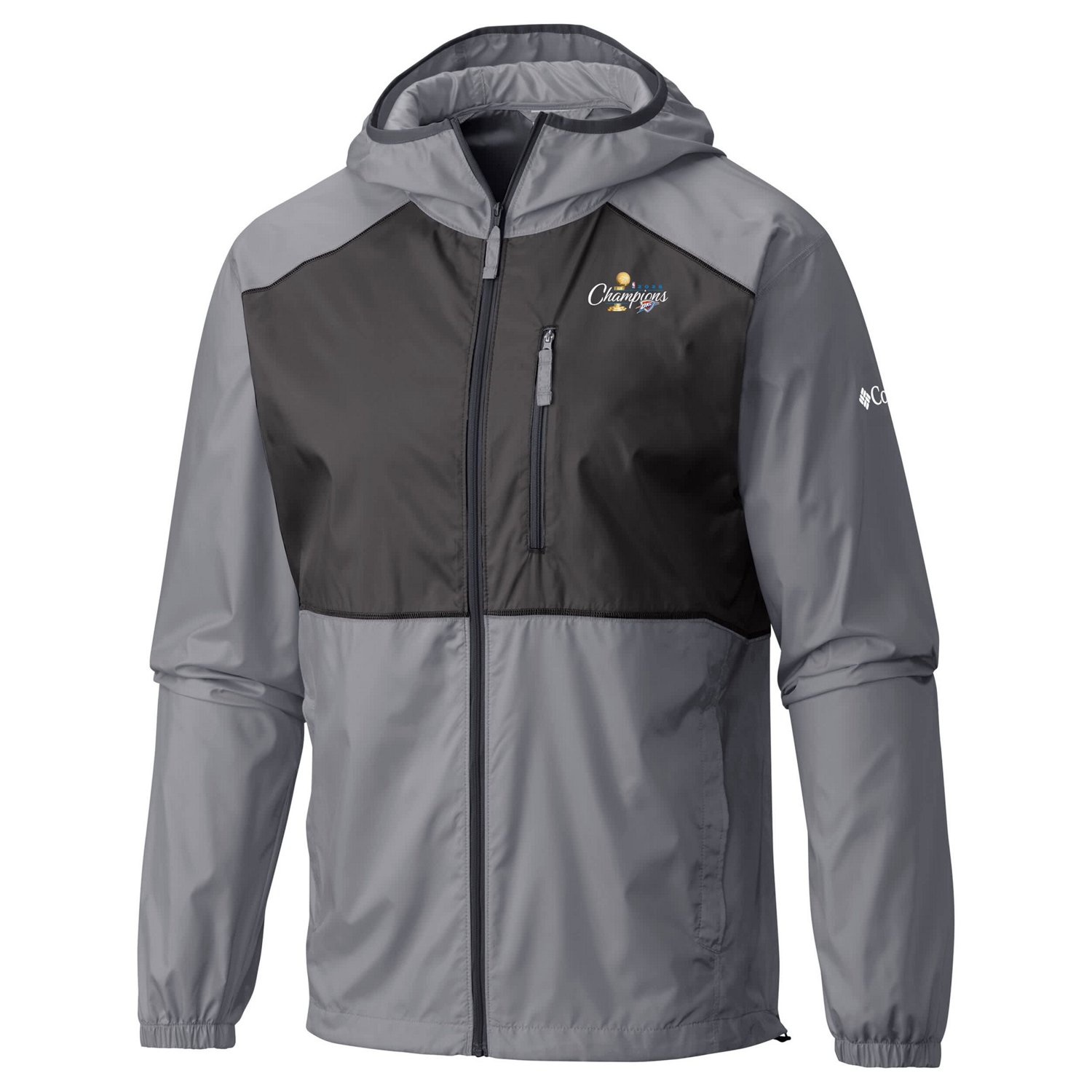 Columbia Oklahoma City Thunder 2025 NBA Finals Champions Flash Forward Lightweight Full-Zip Hooded Windbreaker - view number 2