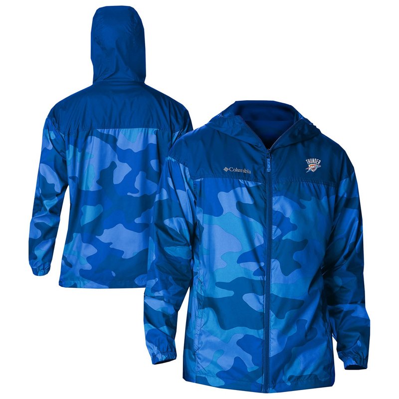 Columbia Oklahoma City Thunder Flash Challenger Windbreaker Jacket-image