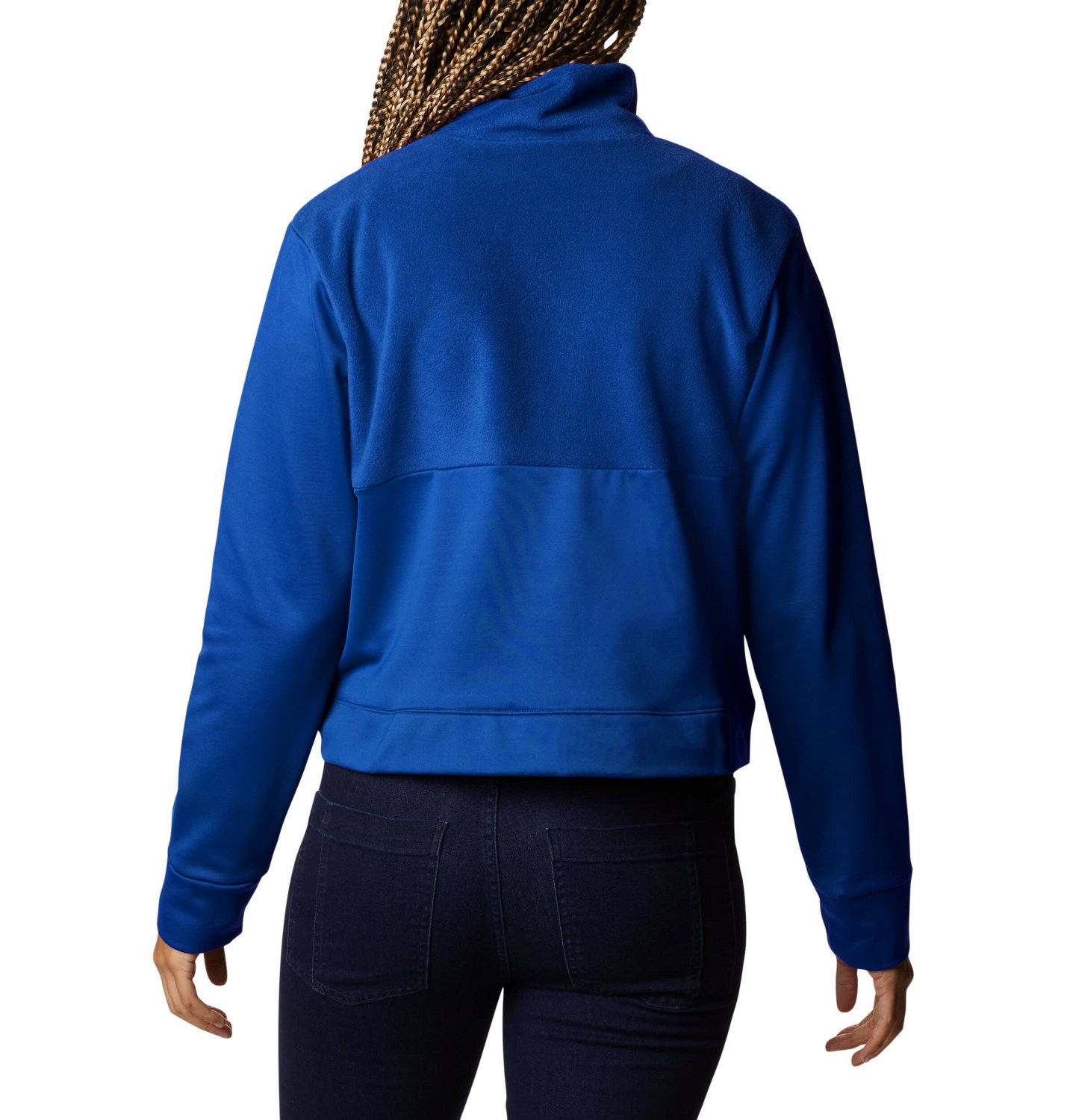 Columbia Oklahoma City Thunder Omni-Wick Cropped River Fleece Full-Zip Jacket - view number 2