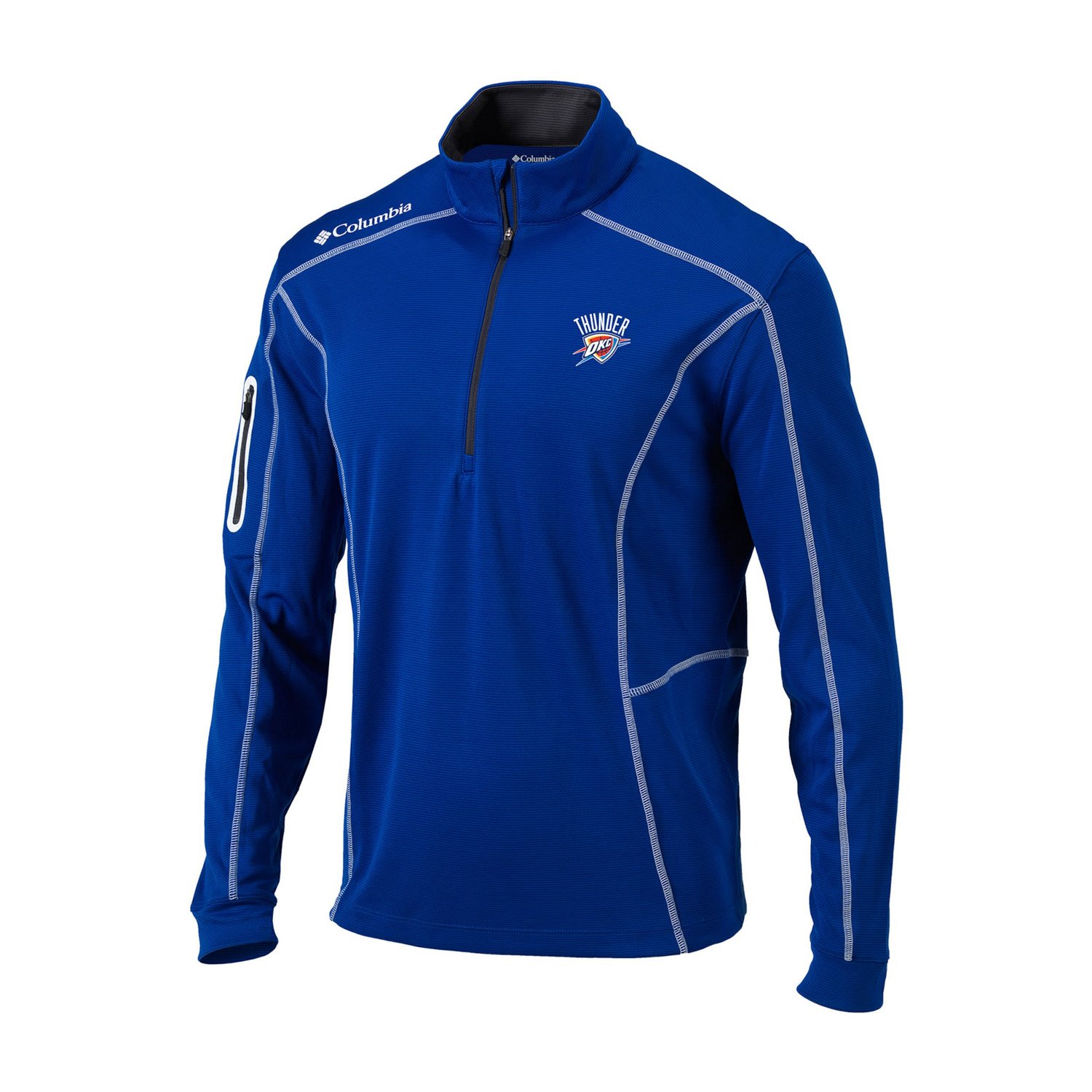 Columbia Oklahoma City Thunder Omni-Wick Shotgun Quarter-Zip Jacket - view number 2