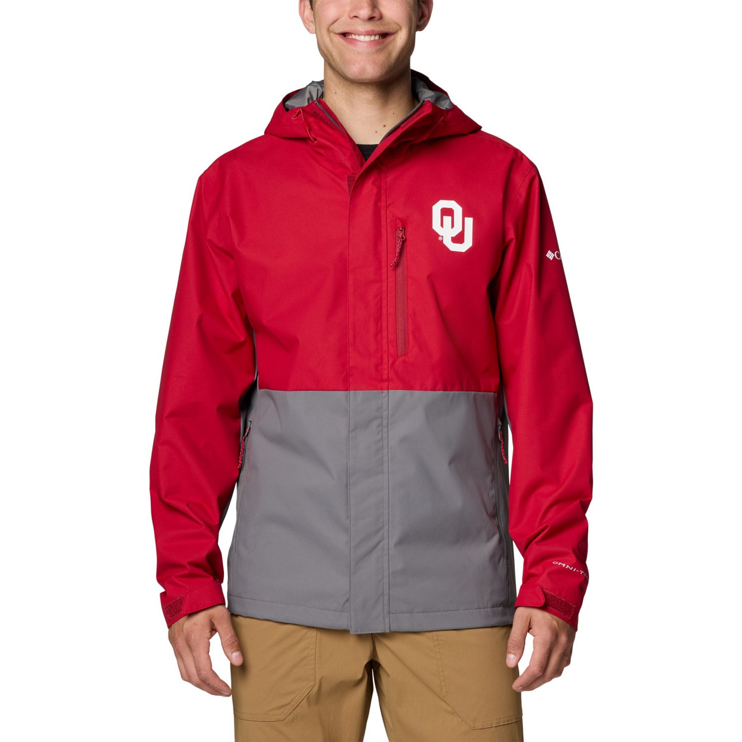 Columbia Oklahoma Sooners Field Bound Omni-Tech Full-Zip Jacket