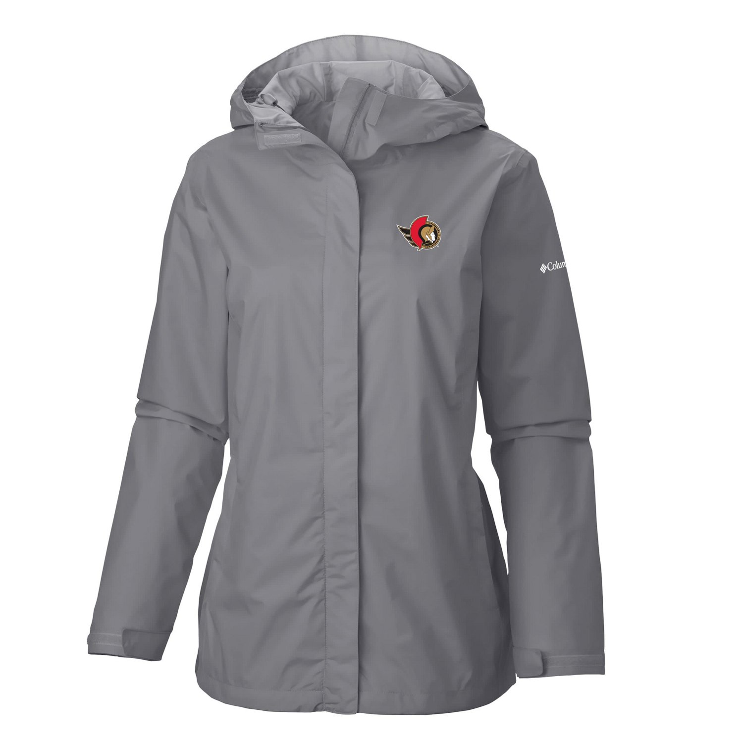 Columbia Ottawa Senators Arcadia Omni-Tech Full-Zip Hooded Rain Jacket - view number 2