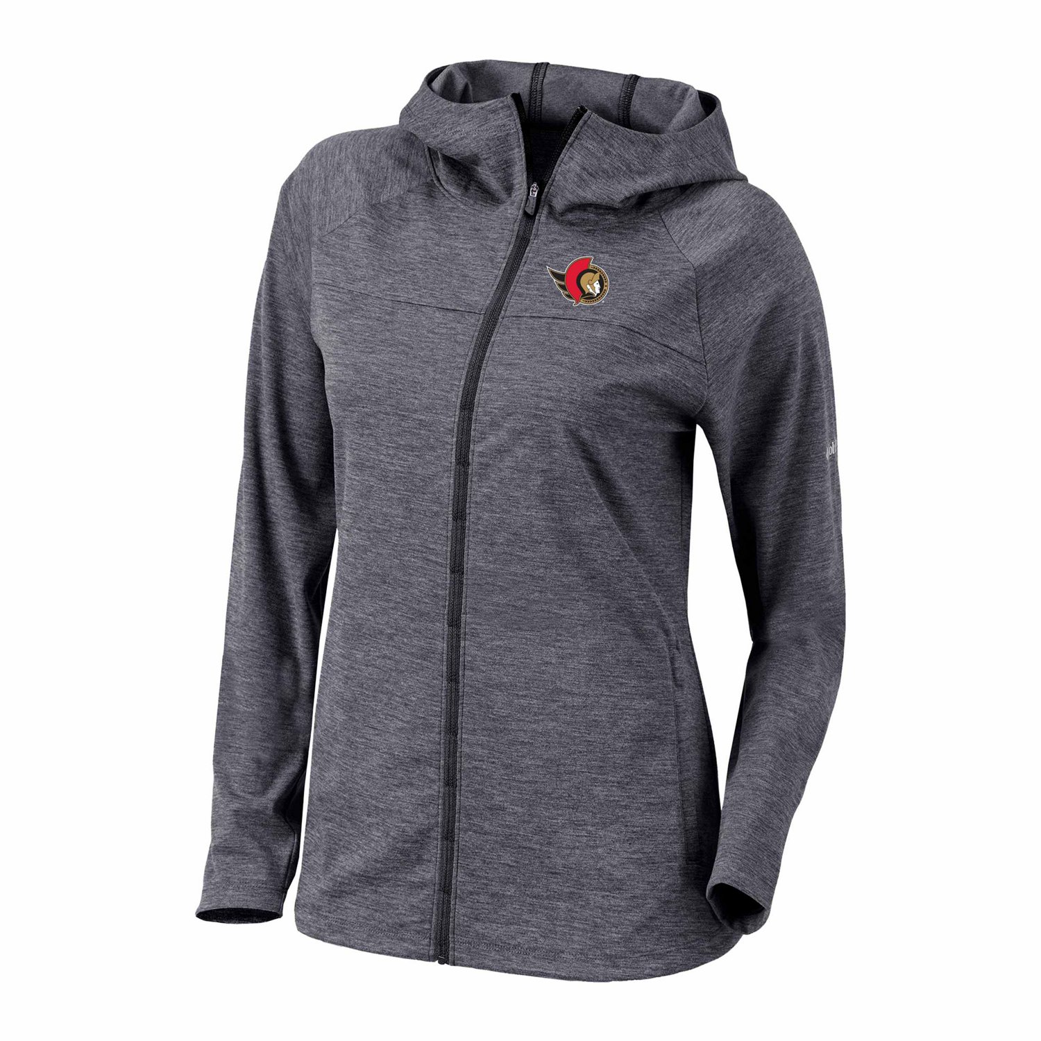 Columbia Ottawa Senators Half Shot Omni-Wick Raglan Full-Zip Hoodie - view number 2