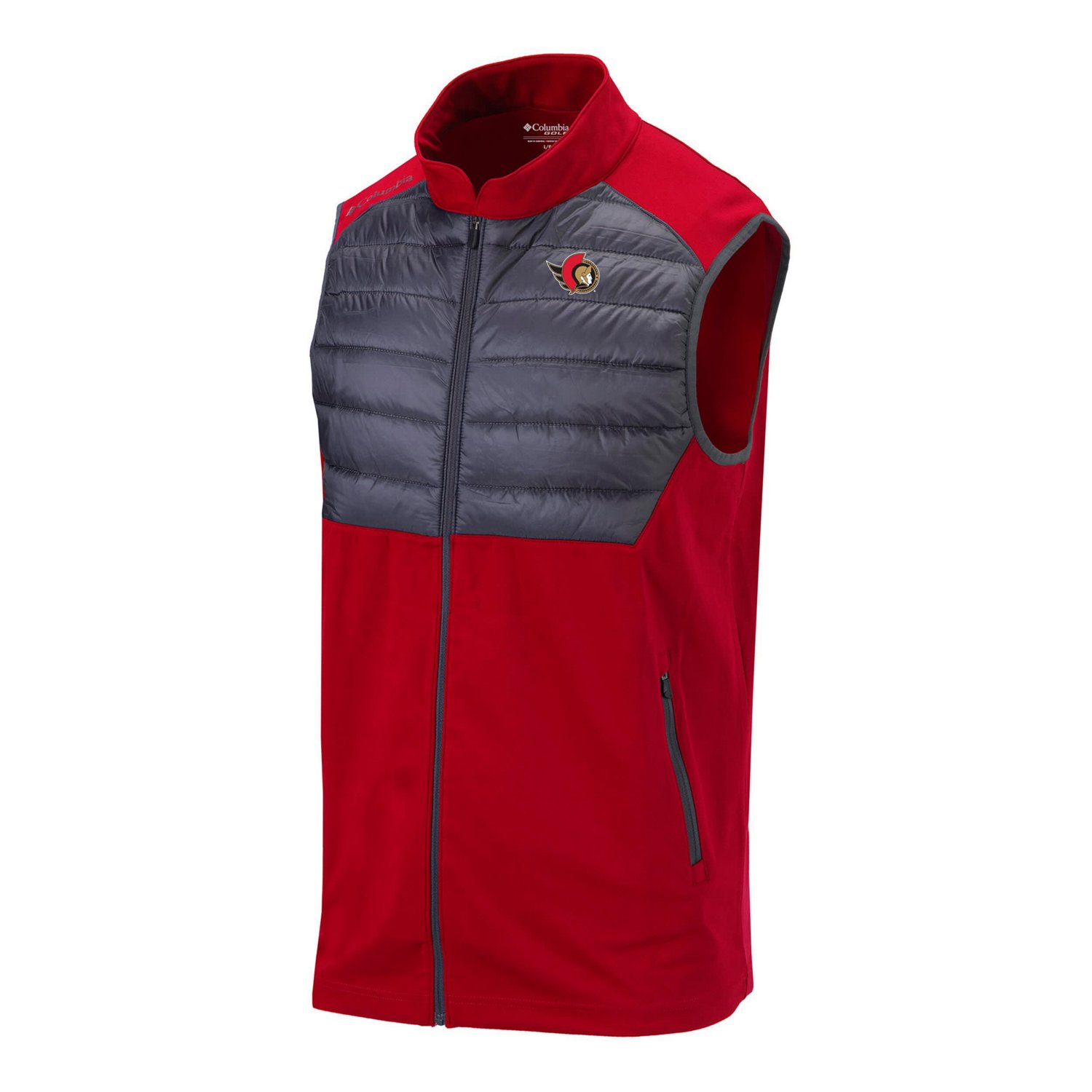 Columbia Ottawa Senators In The Element Omni-Wick Full-Zip Vest - view number 2