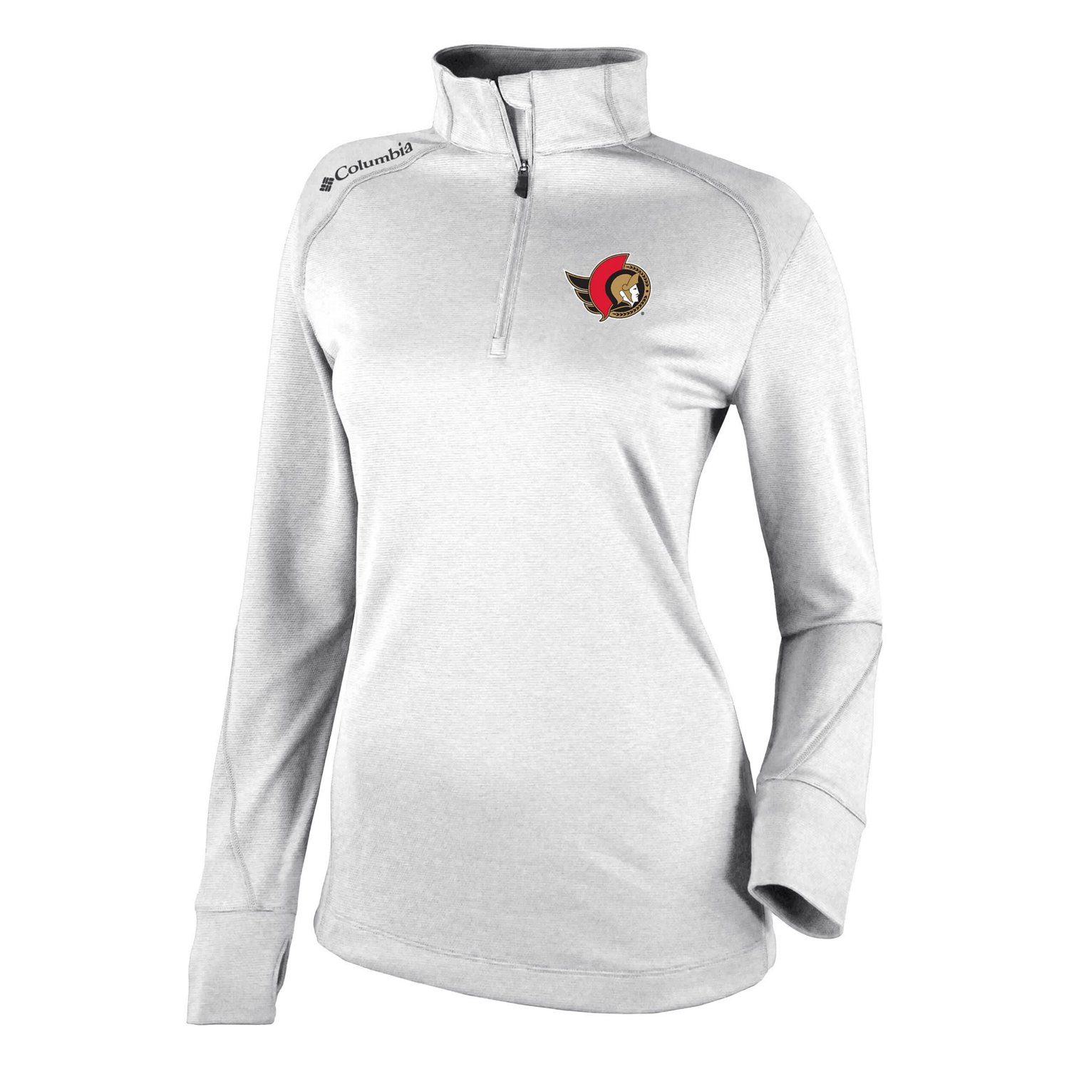 Columbia Ottawa Senators Omni-Wick Shotgun 20 Quarter-Zip Pullover Top                                                           - view number 2