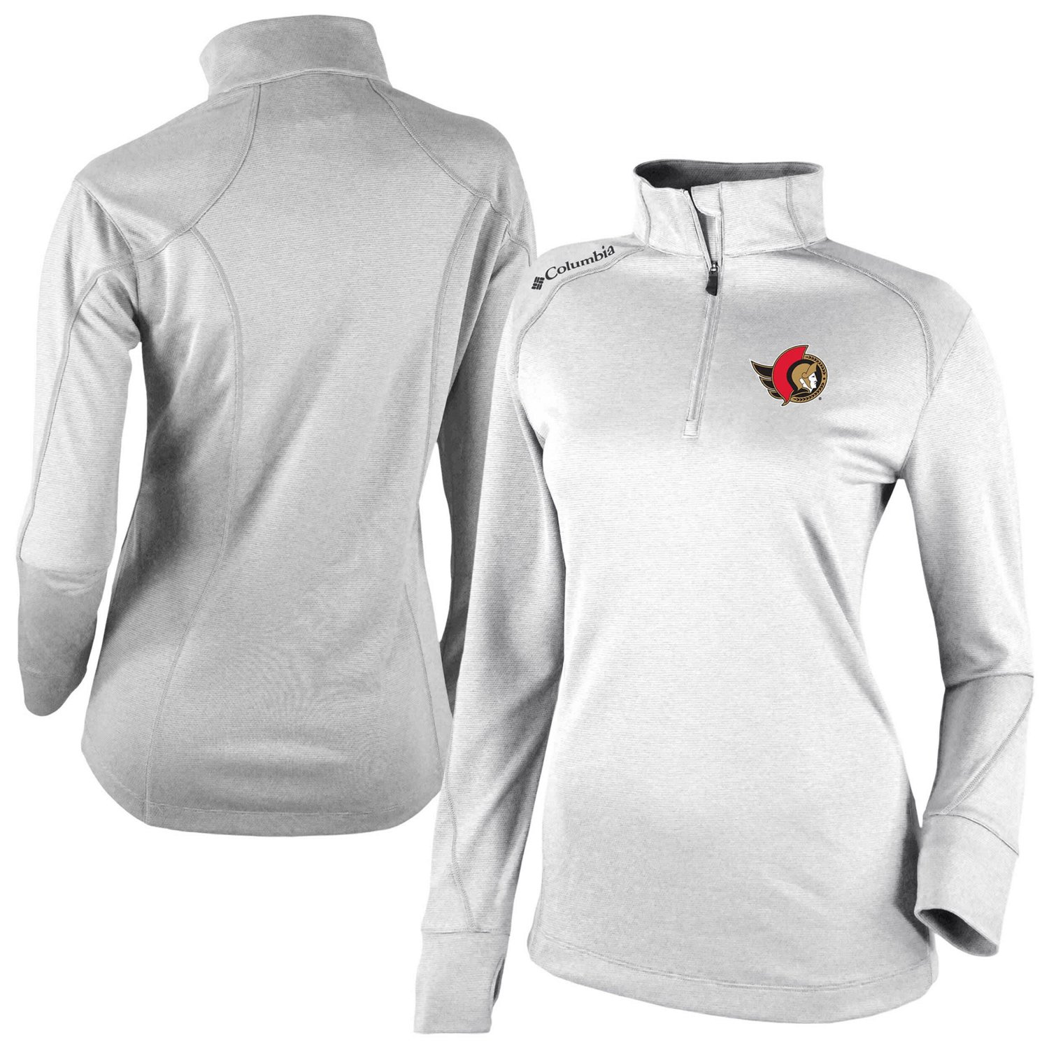 Columbia Ottawa Senators Omni-Wick Shotgun 20 Quarter-Zip Pullover Top                                                           - view number 1
