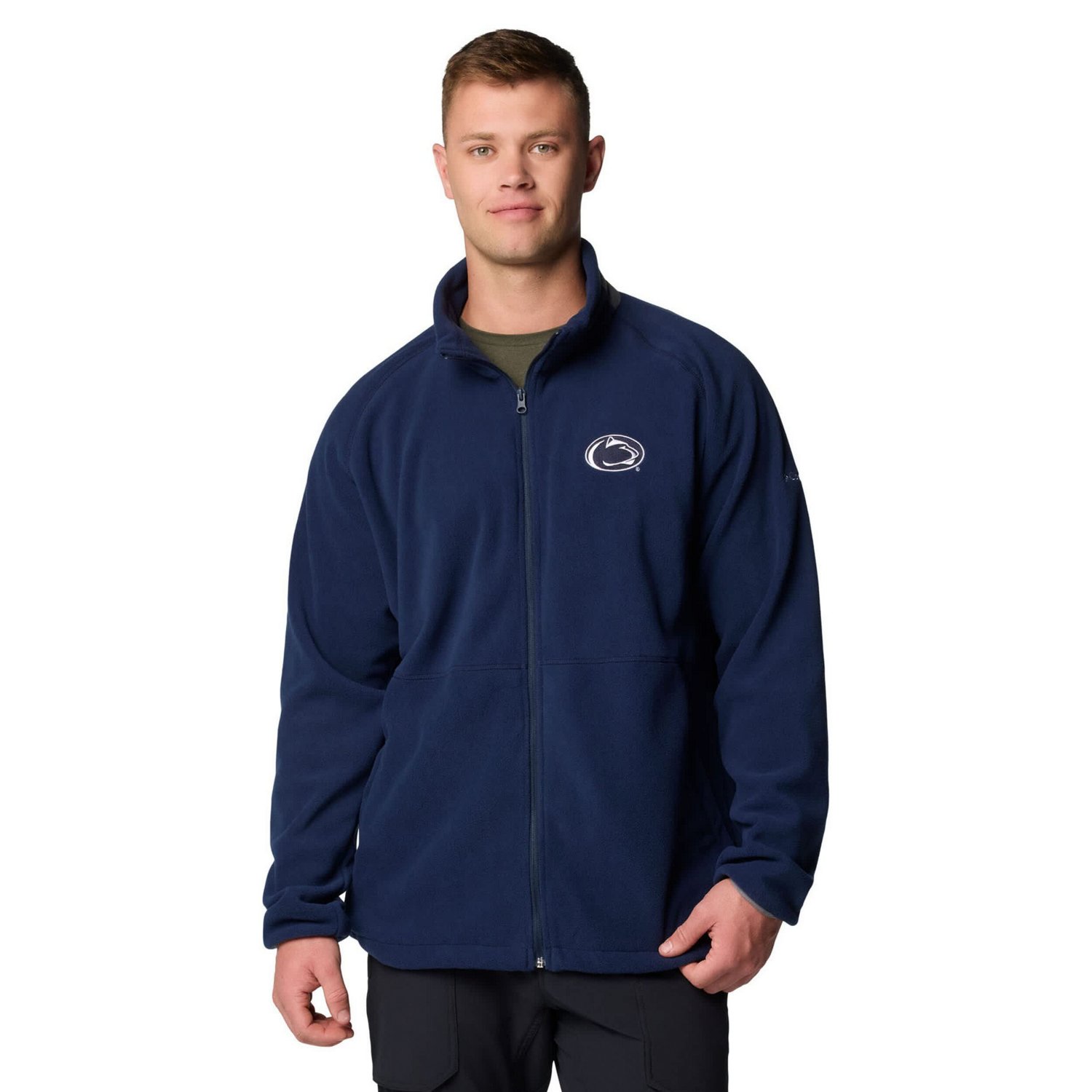 Columbia Penn State Nittany Lions Flanker IV Fleece Raglan Full-Zip Jacket