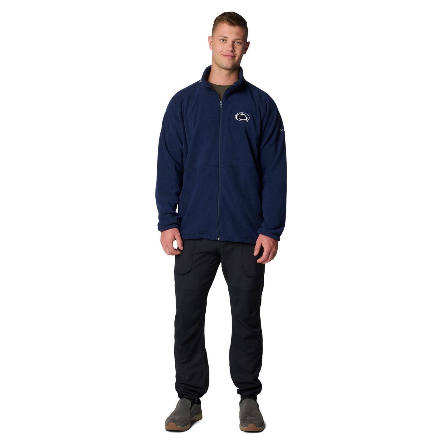 Columbia Penn State Nittany Lions Flanker IV Fleece Raglan Full-Zip Jacket