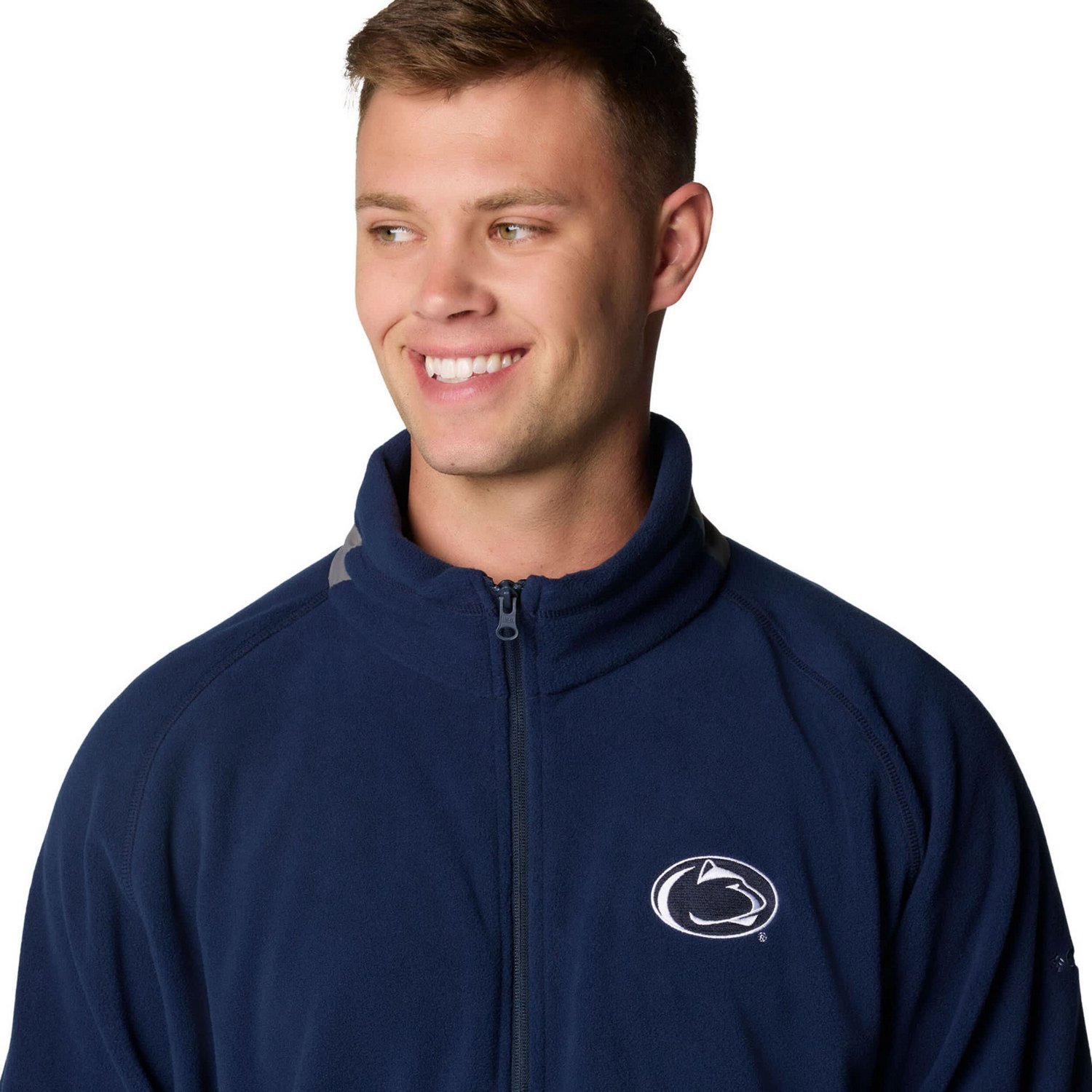 Columbia Penn State Nittany Lions Flanker IV Fleece Raglan Full-Zip Jacket
