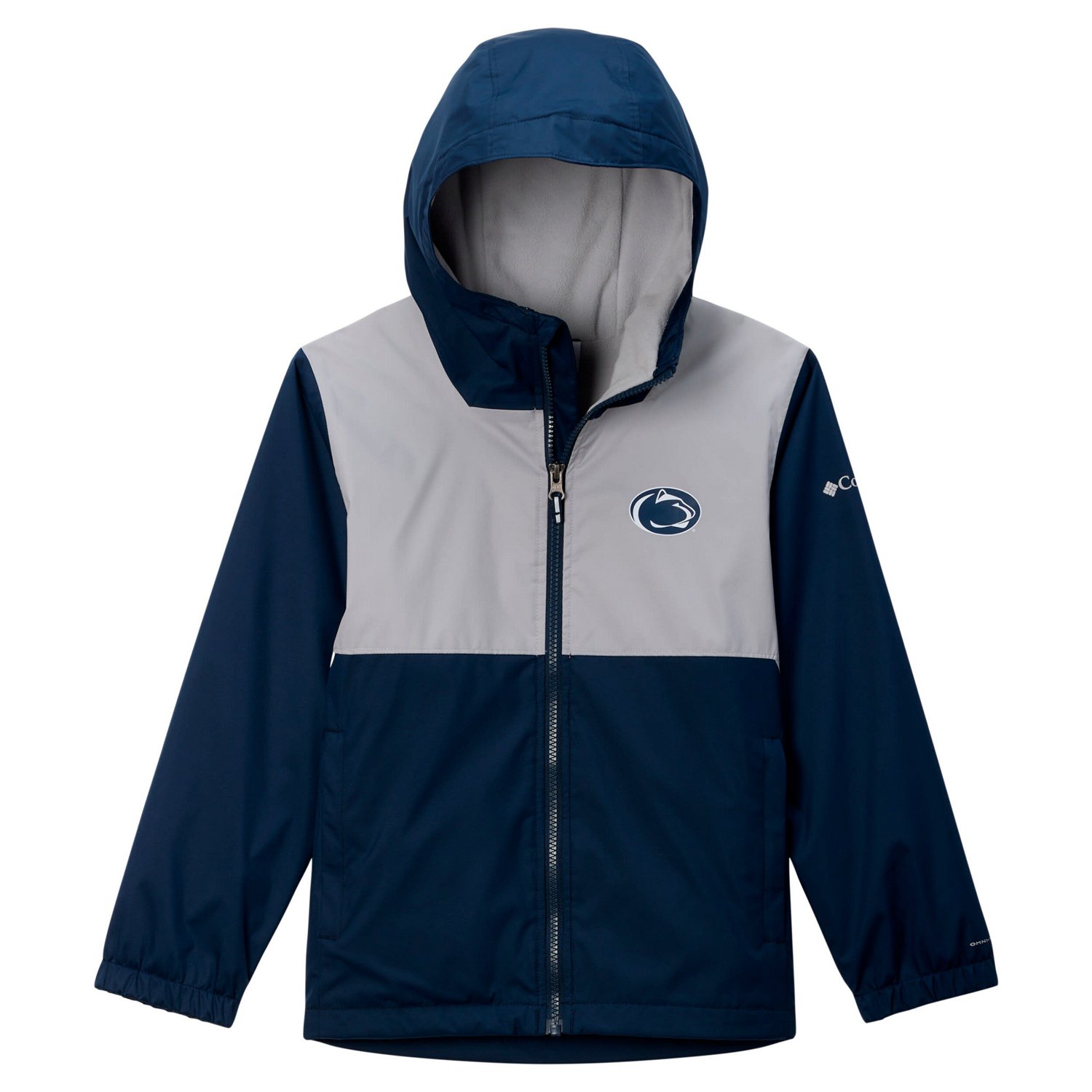 Columbia Penn State Nittany Lions Rainy Fields Lined Hoodie Full-Zip Jacket - view number 2