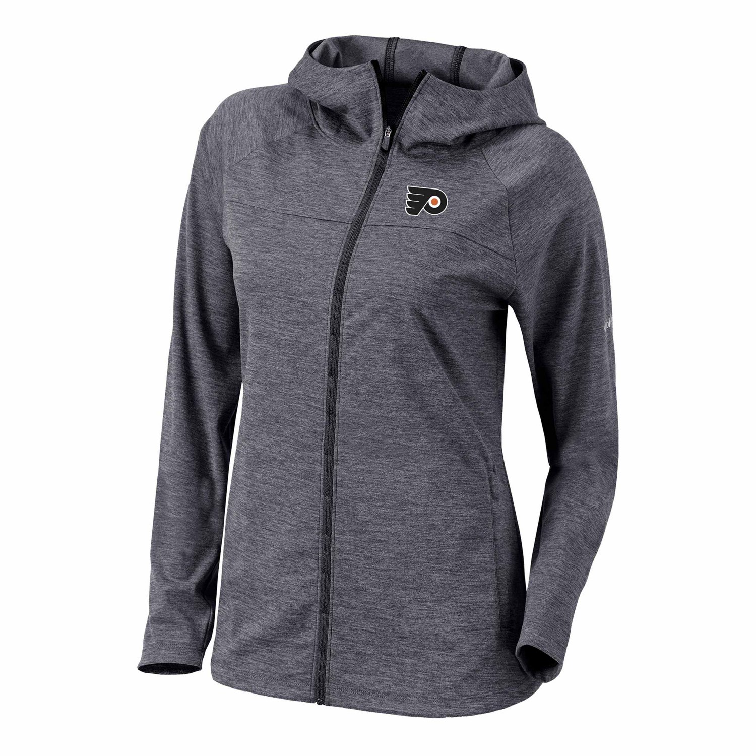 Columbia Philadelphia Flyers Half Shot Omni-Wick Raglan Full-Zip Hoodie - view number 2