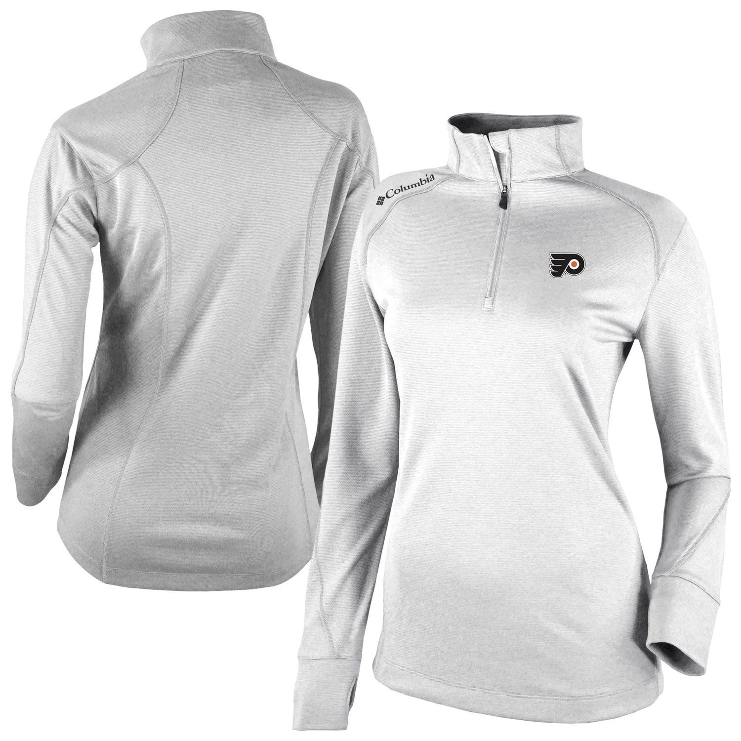 Columbia Philadelphia Flyers Shotgun Omni-Wick 20 Raglan Quarter-Zip Top